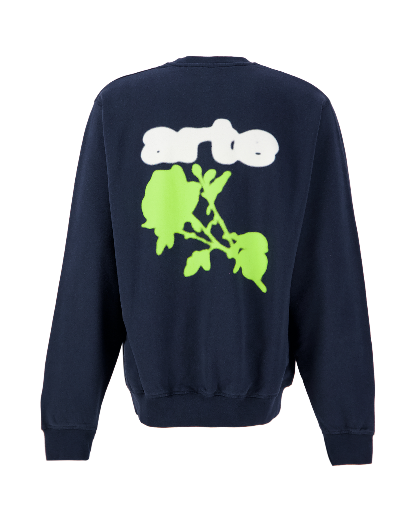 Arte Antwerp Blur Back Flower Crewneck BLAUW 1