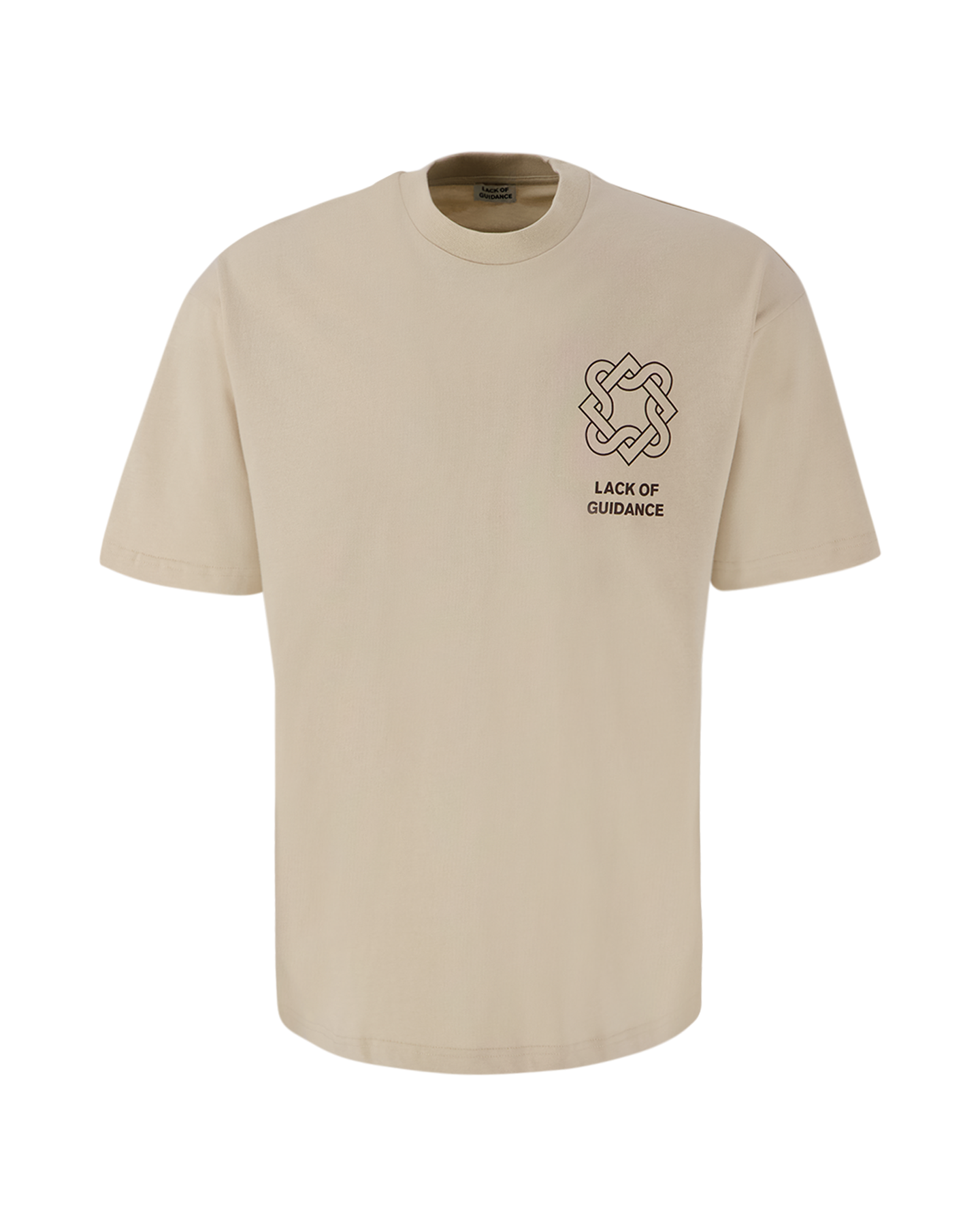 Lack of Guidance Logo T-Shirt BEIGE 2