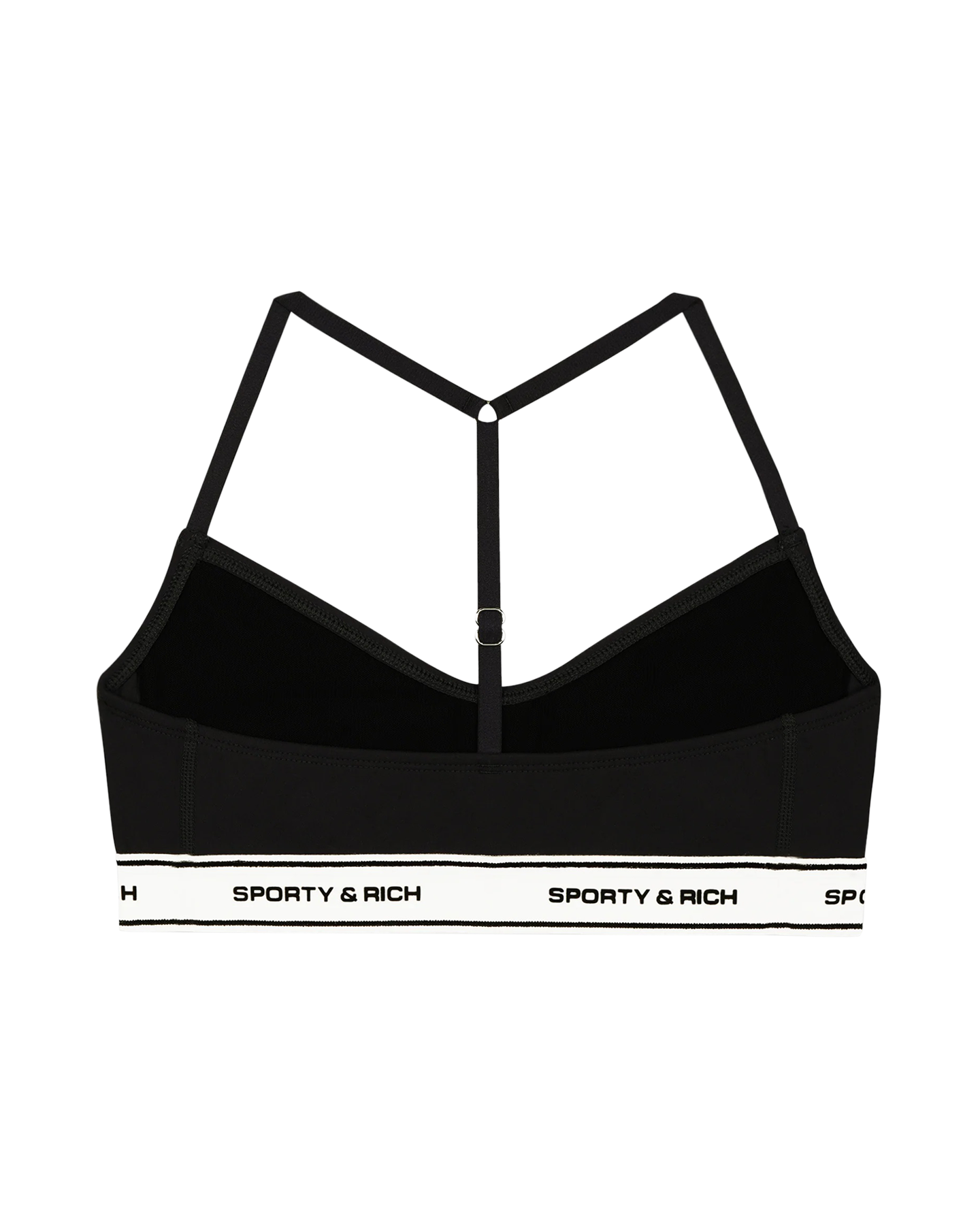 Sporty & Rich Sr Bold Sports Bralette BLACK 2