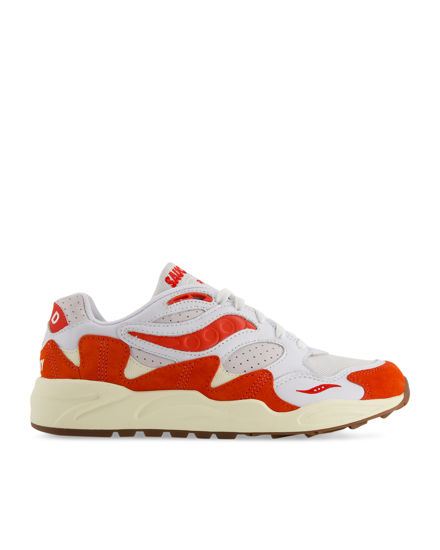Saucony Grid Shadow 2 - White/Red ROOD 1