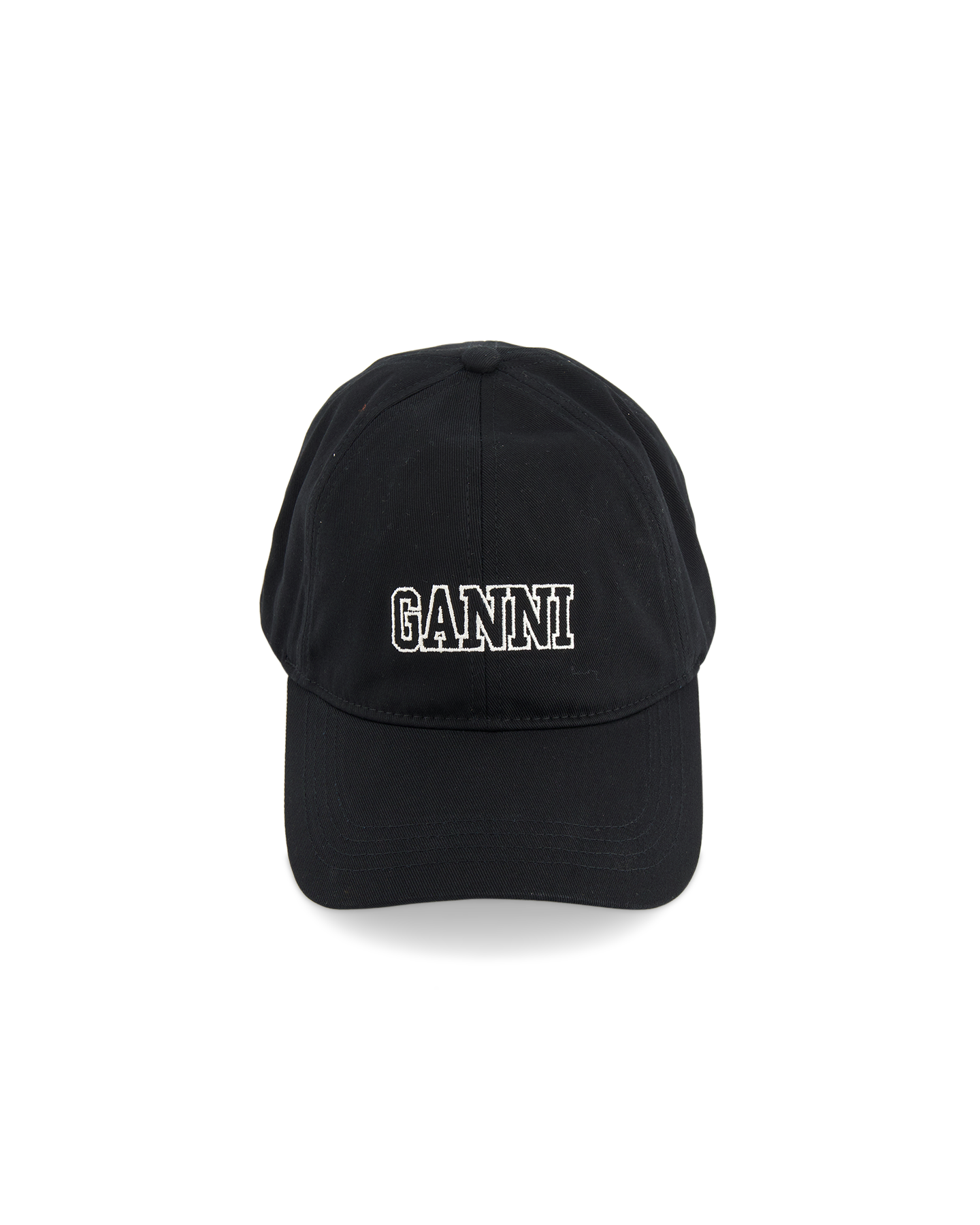 Ganni Cap Hat ZWART 1