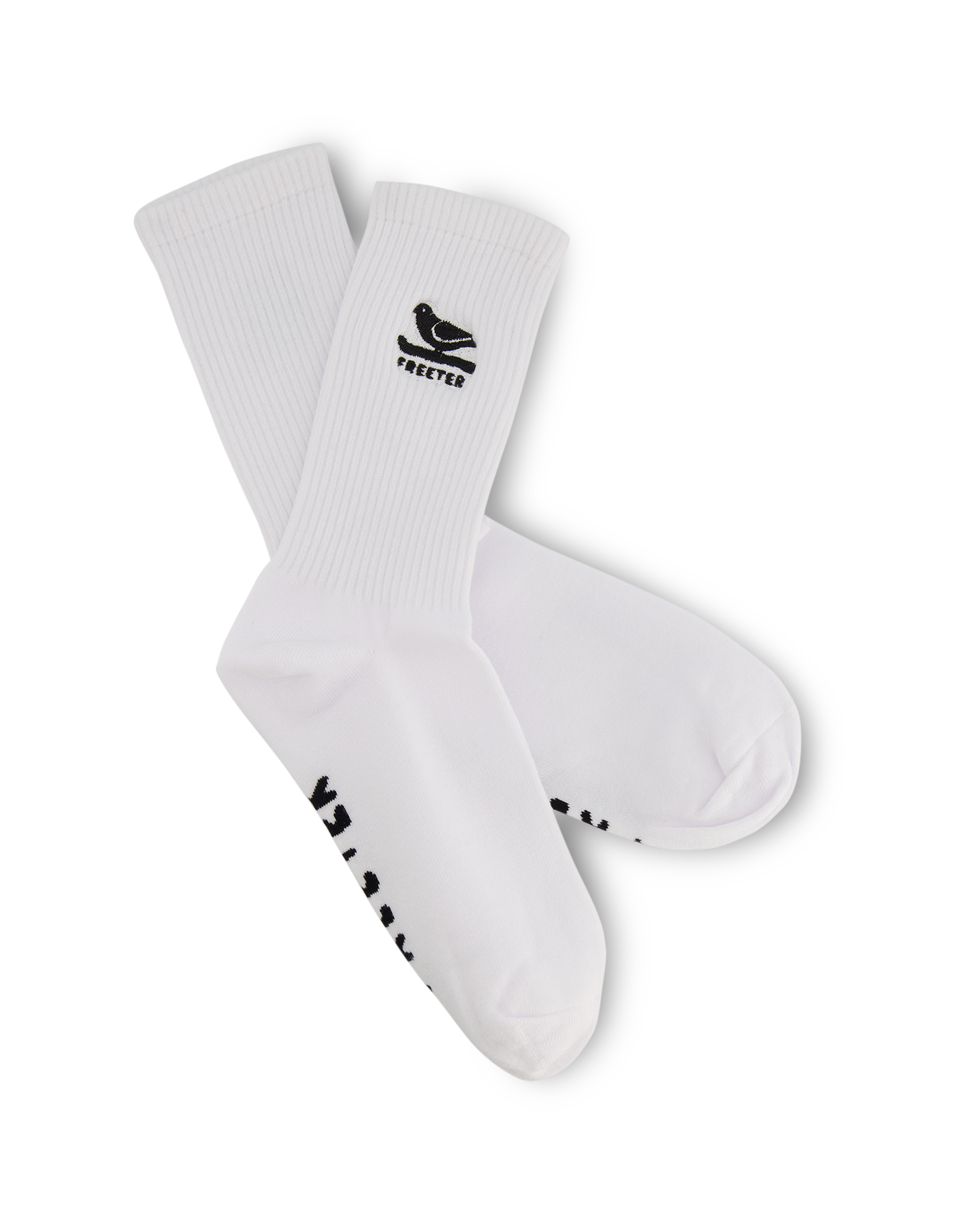 Freeter Logo Socks WIT 2