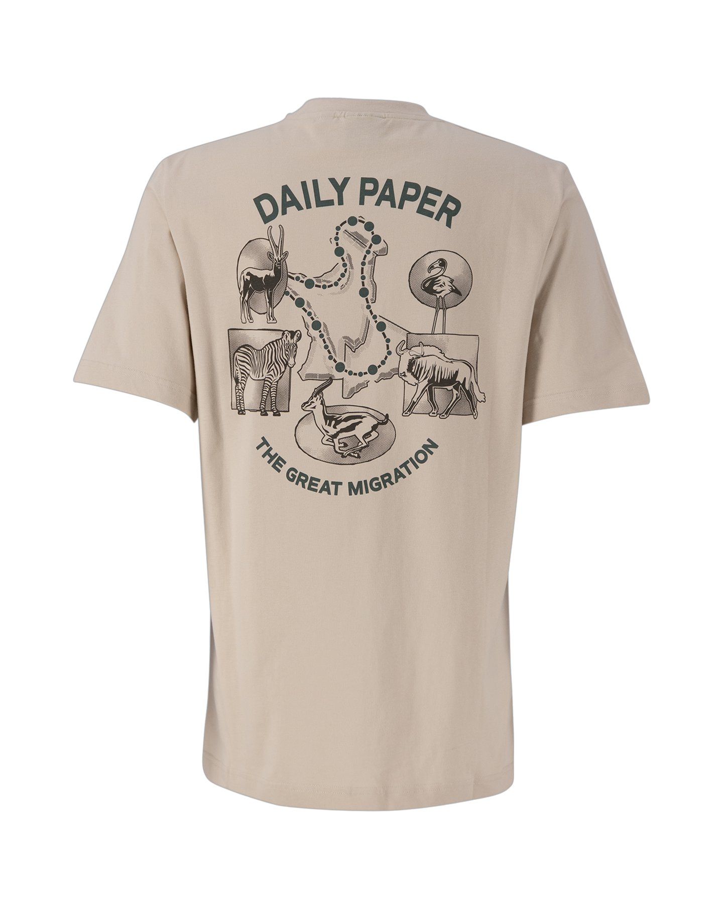 Daily Paper Migration Ss T-Shirt BEIGE 1