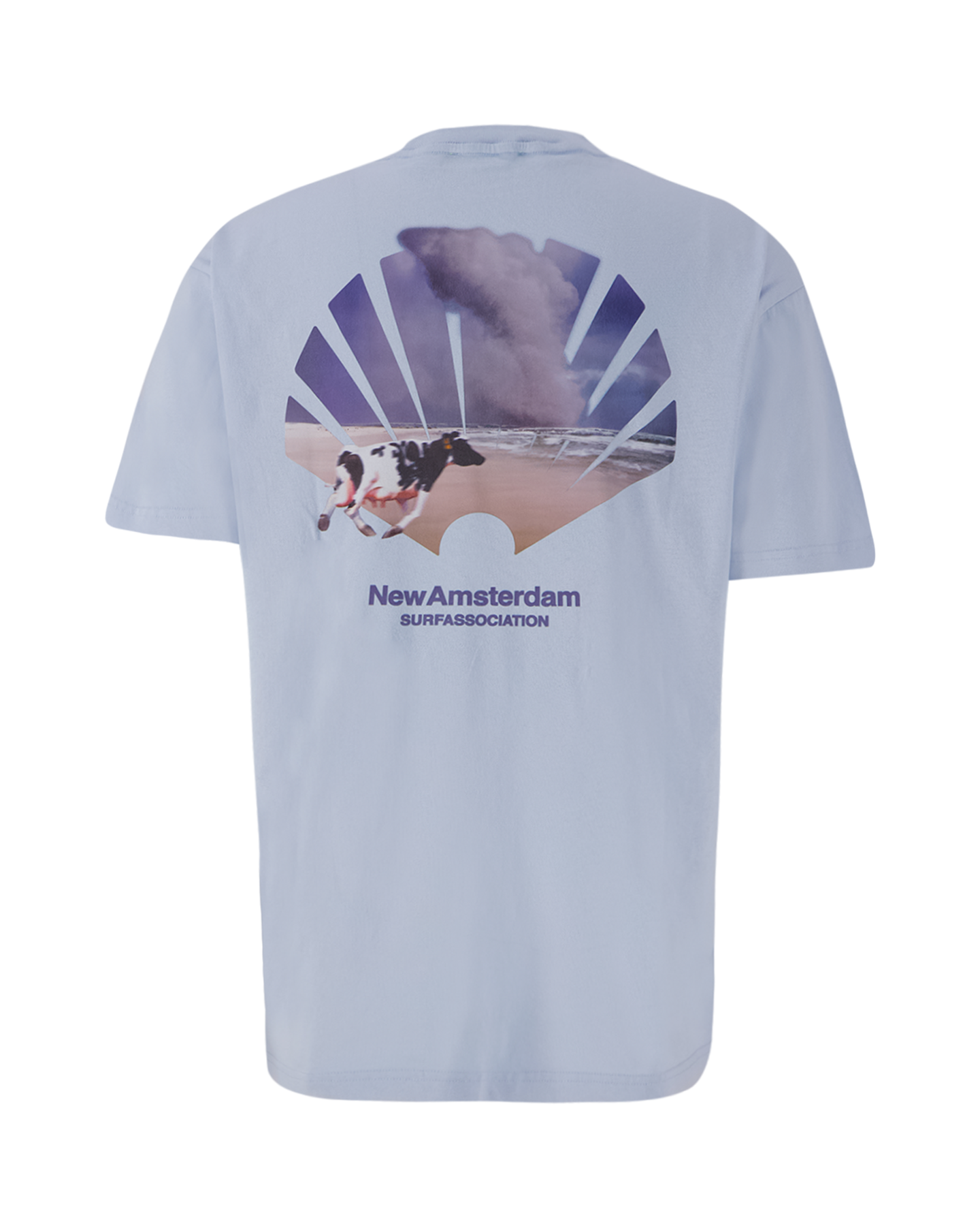 New Amsterdam Surf Association Oyster Tee Skyway LICHTBLAUW 1