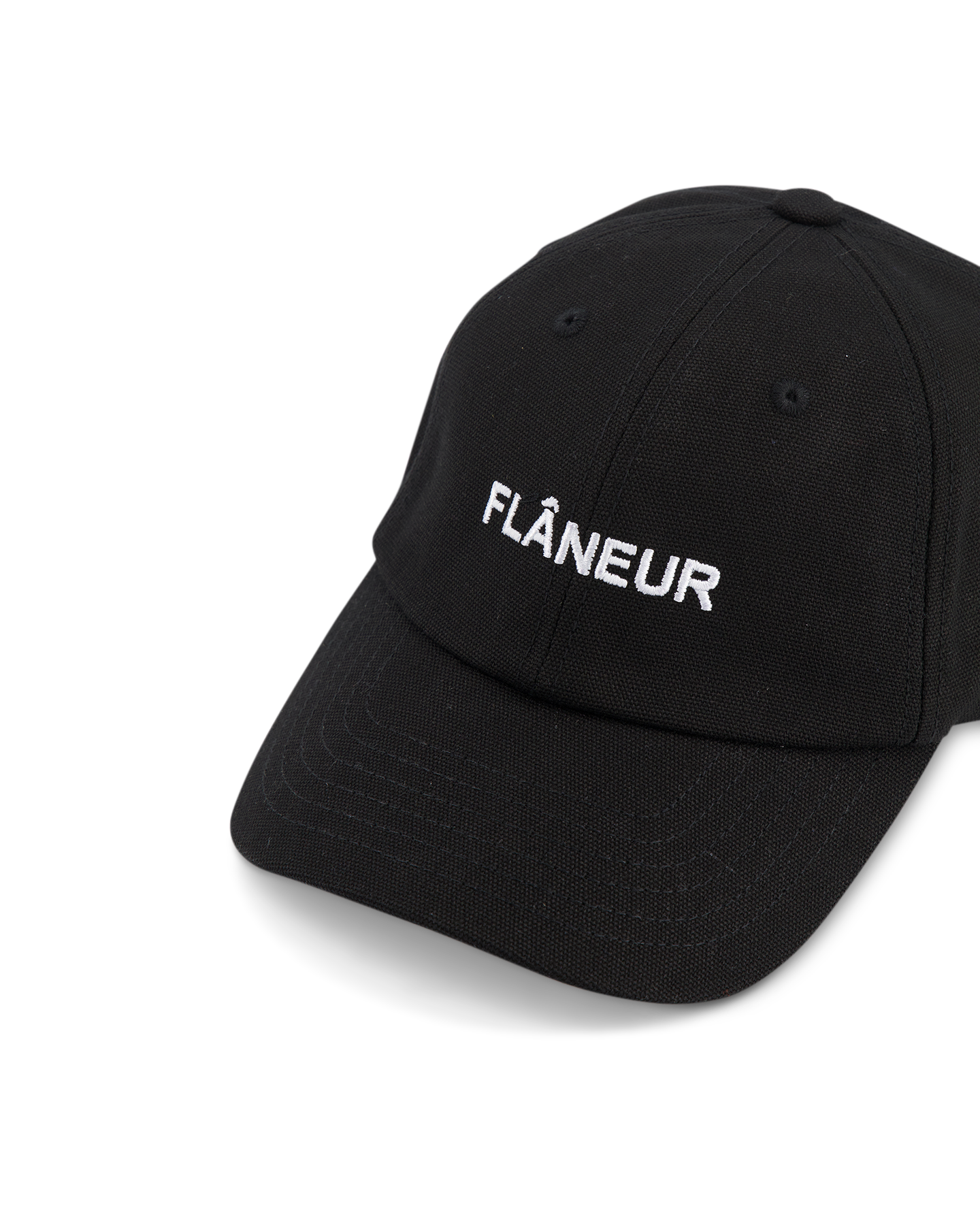 Flaneur Logo Cap ZWART 3