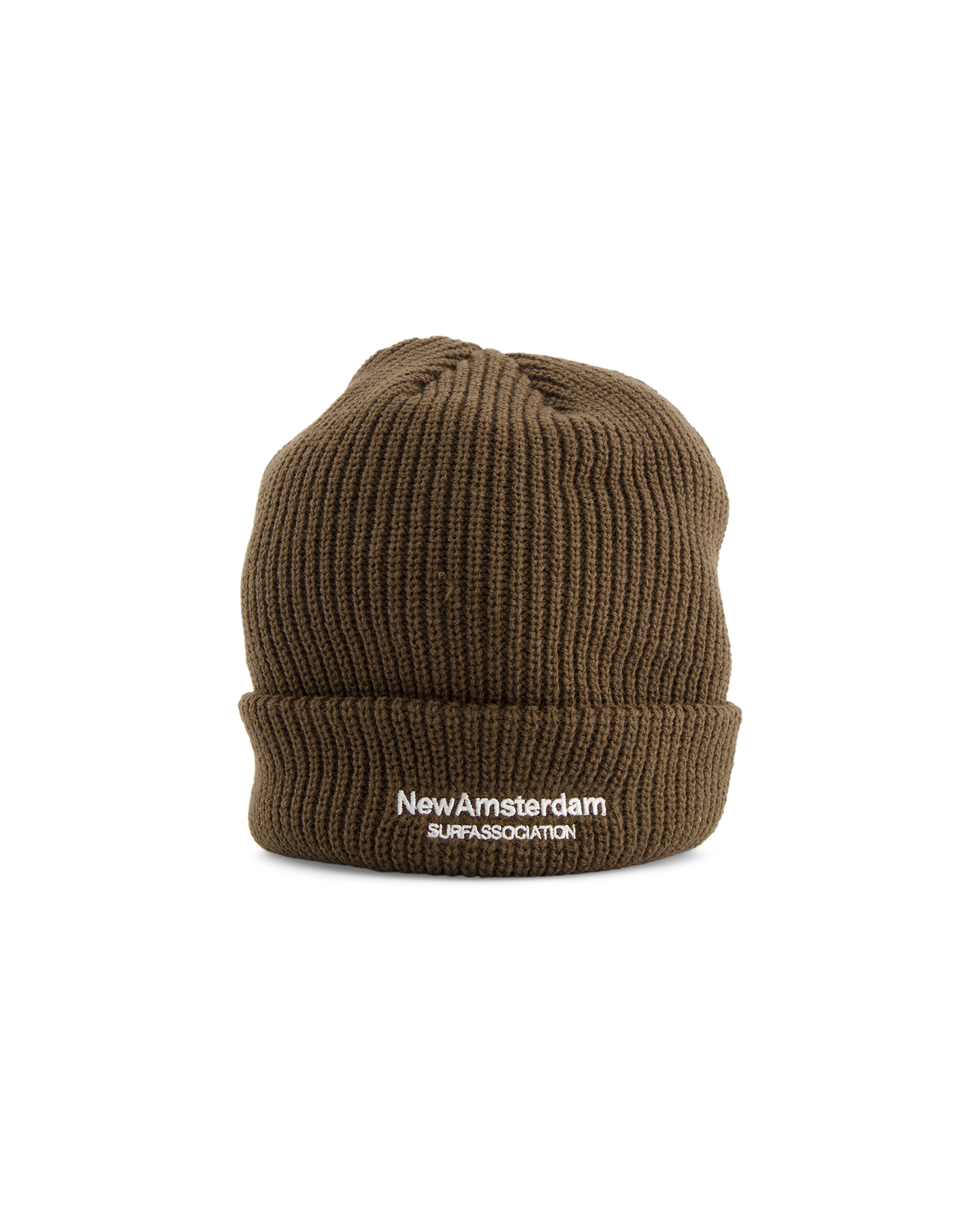 New Amsterdam Surf Association Logo Beanie Cameo Brown BRUIN 2