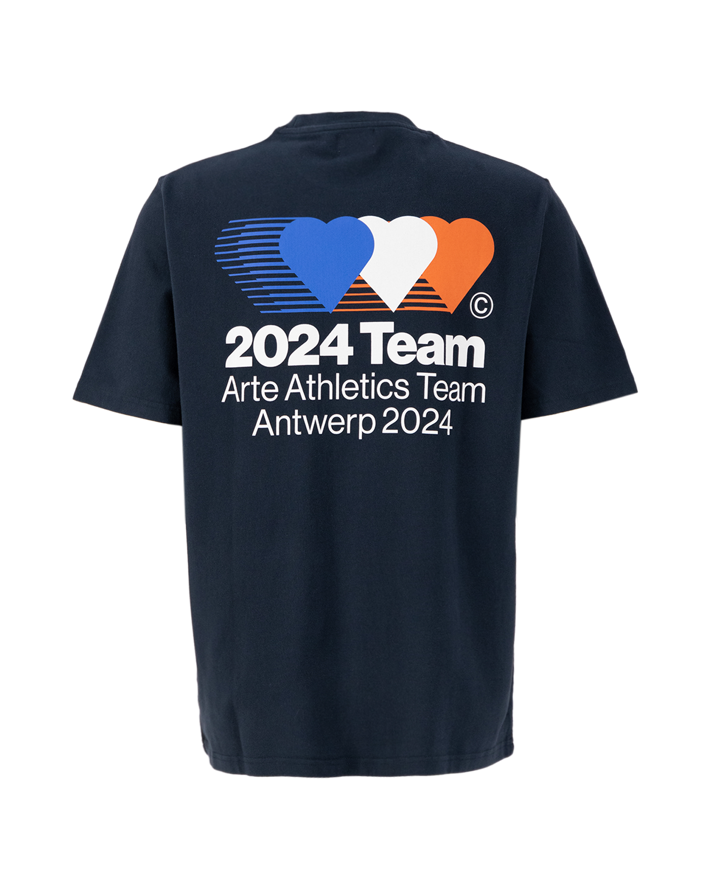 Arte Antwerp Teo Back Team T-Shirt NAVY 1