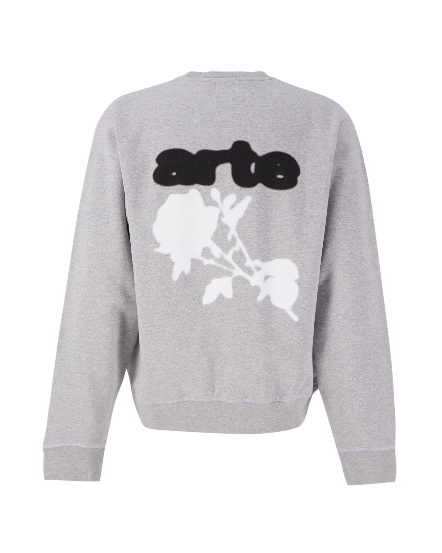 Arte Antwerp Blur Back Flower Crewneck GRIJS 1