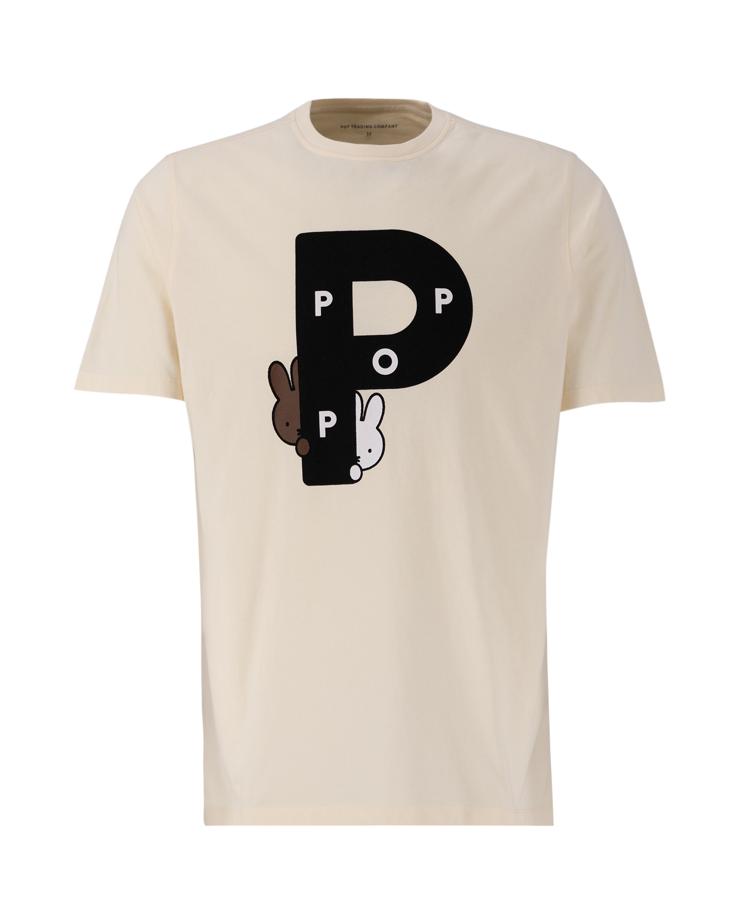 POP Trading Company Miffy Big P T-Shirt OFFWHITE 1