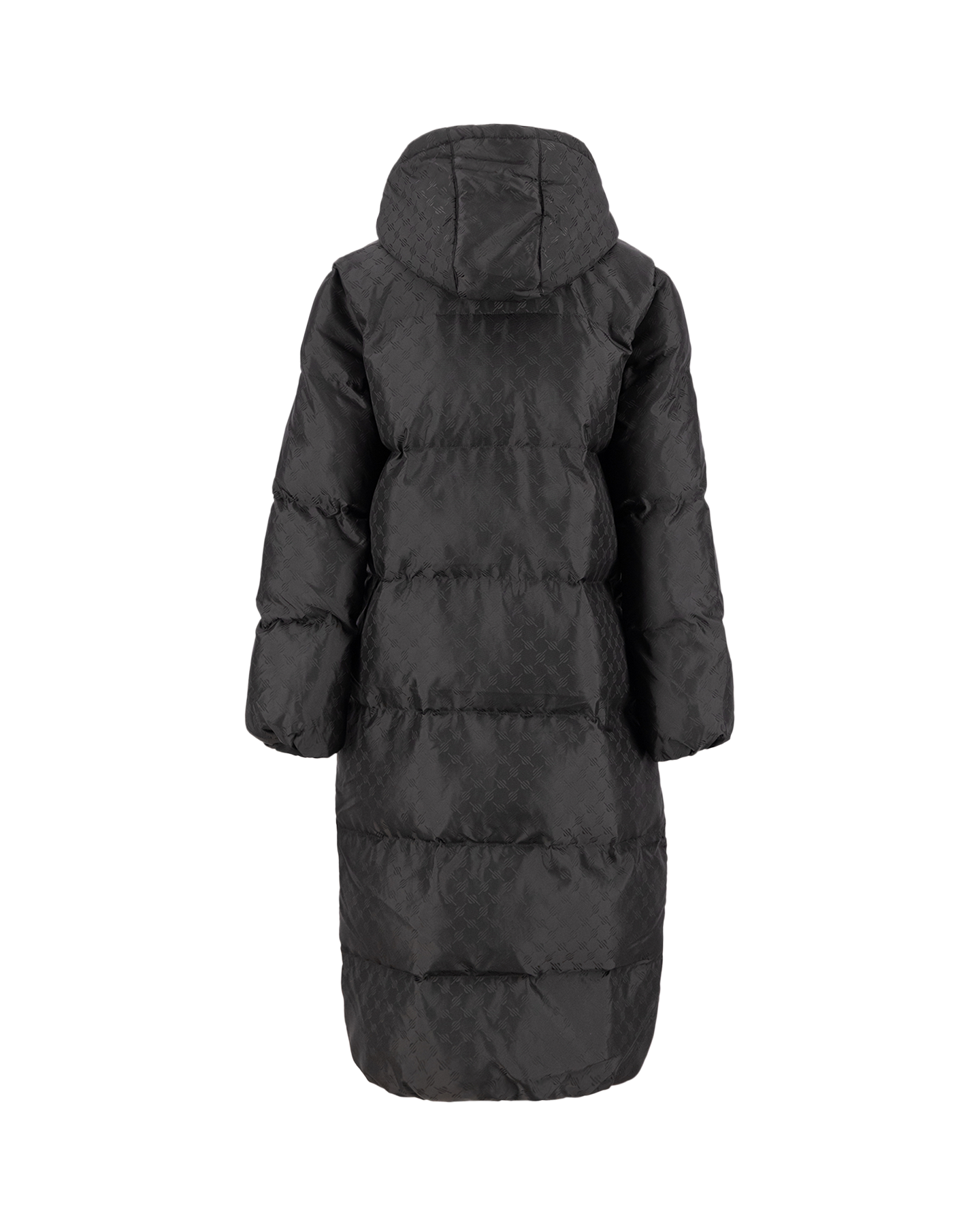 Daily Paper Monogram Puffer Coat BLACK 2