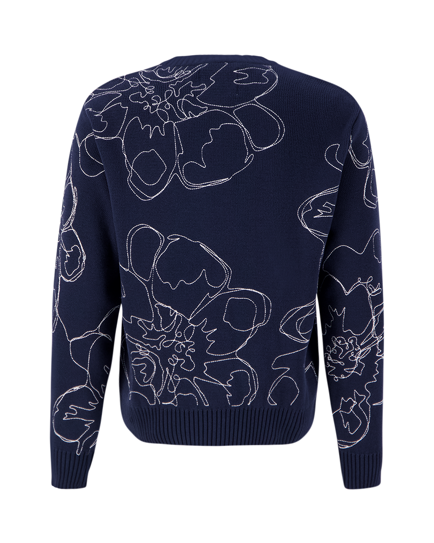 Arte Antwerp Flower Stitch Allover Knit BLAUW 2