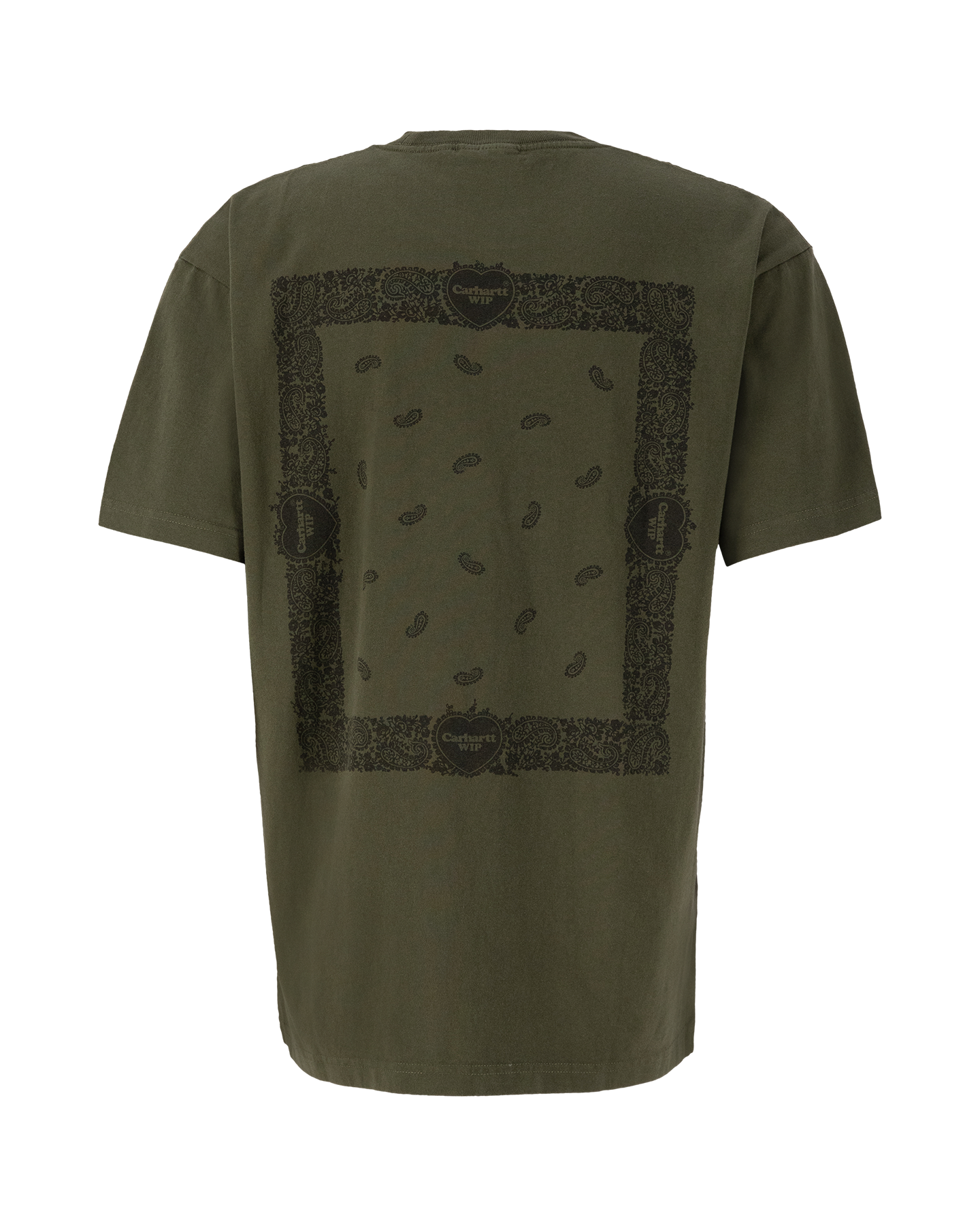 Carhartt WIP S/S Paisley T-Shirt GREEN 1