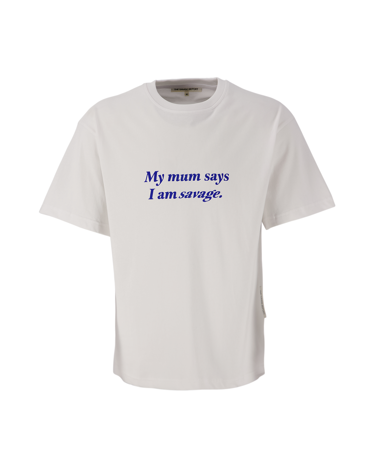 The Savage Report Mum'S T-Shirt DONKERBLAUW 1