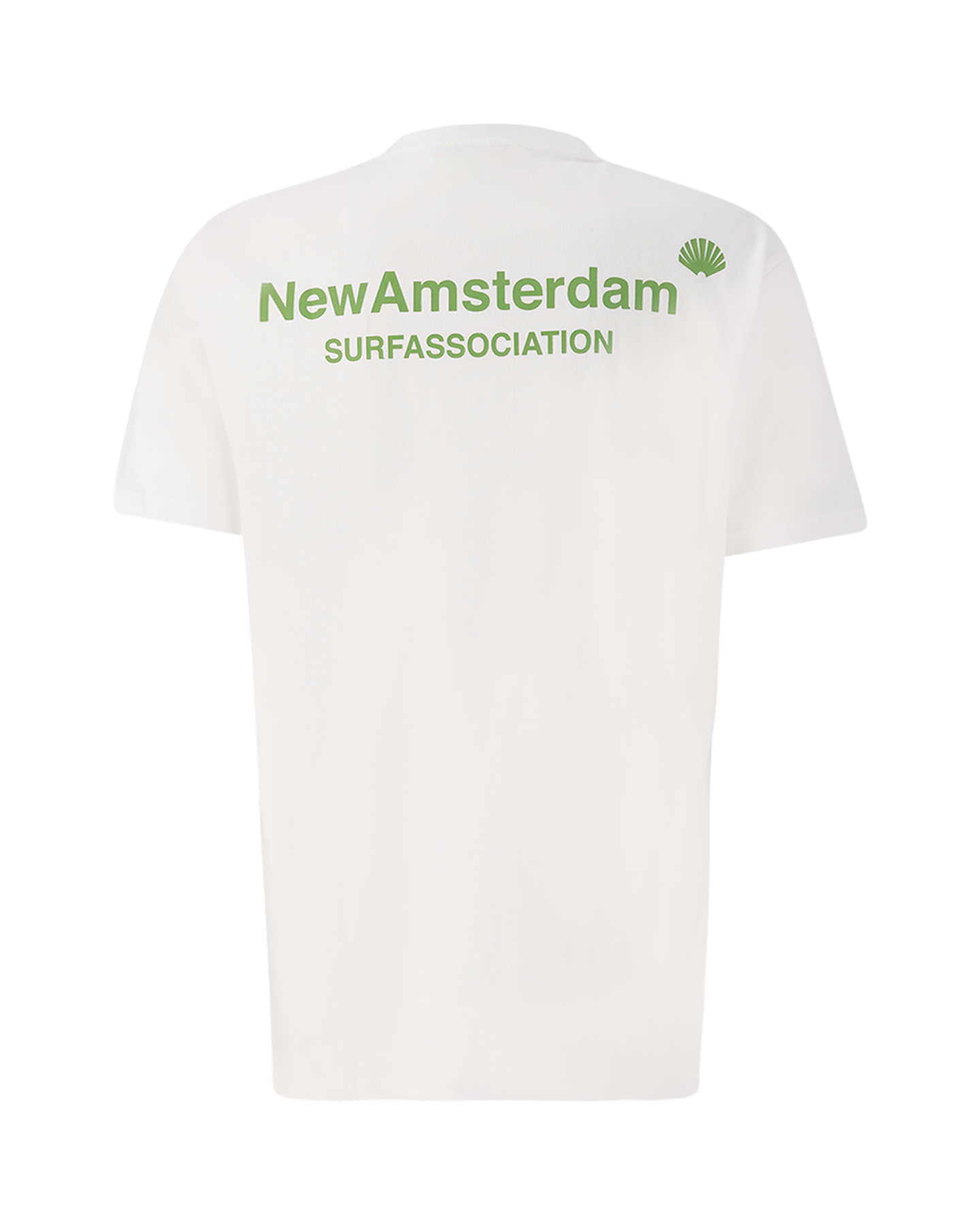 New Amsterdam Surf Association Logo Tee White/Green GROEN 1