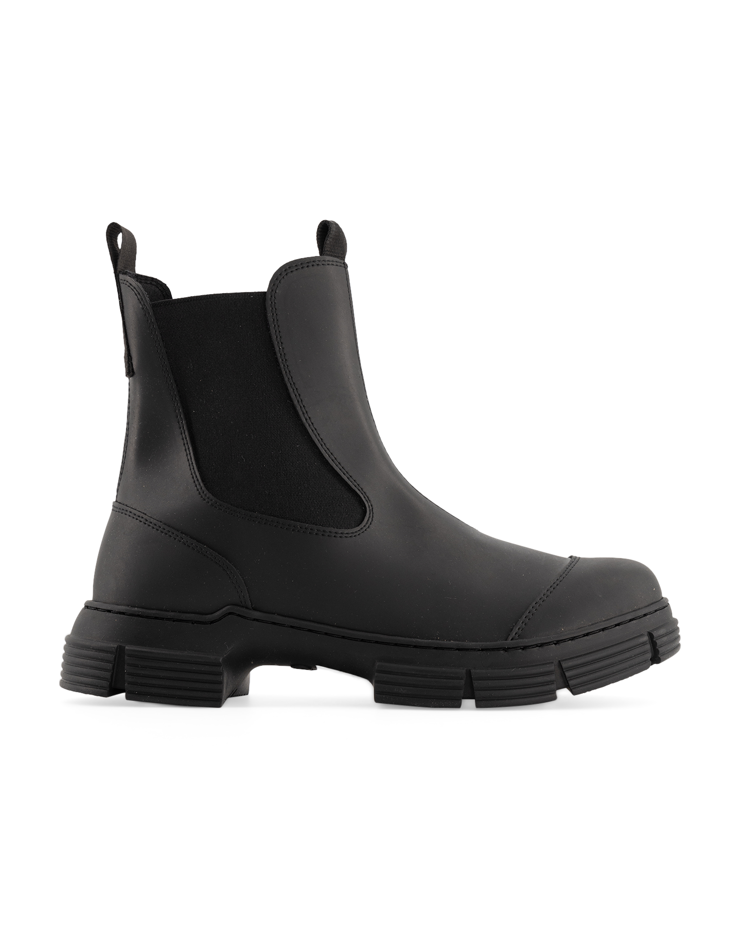 Ganni Recycled Rubber City Boot BLACK 1