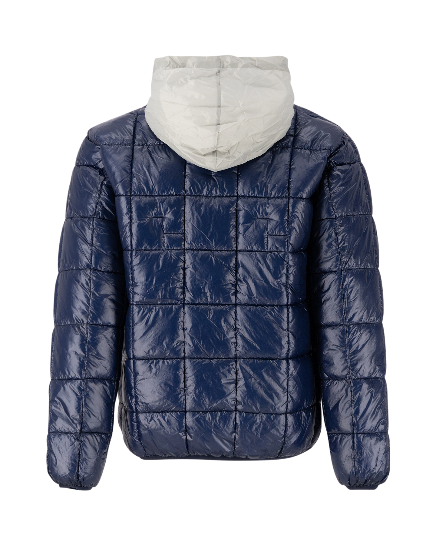 POP Trading Company Quilted Reversible Puffer Jacket NAVY 5
