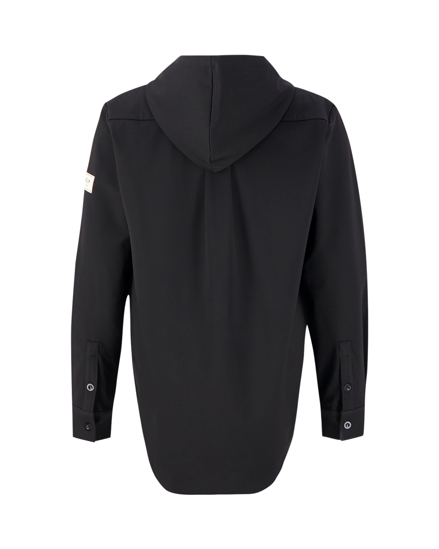 Flaneur Atelier Hooded Shirt ZWART 2