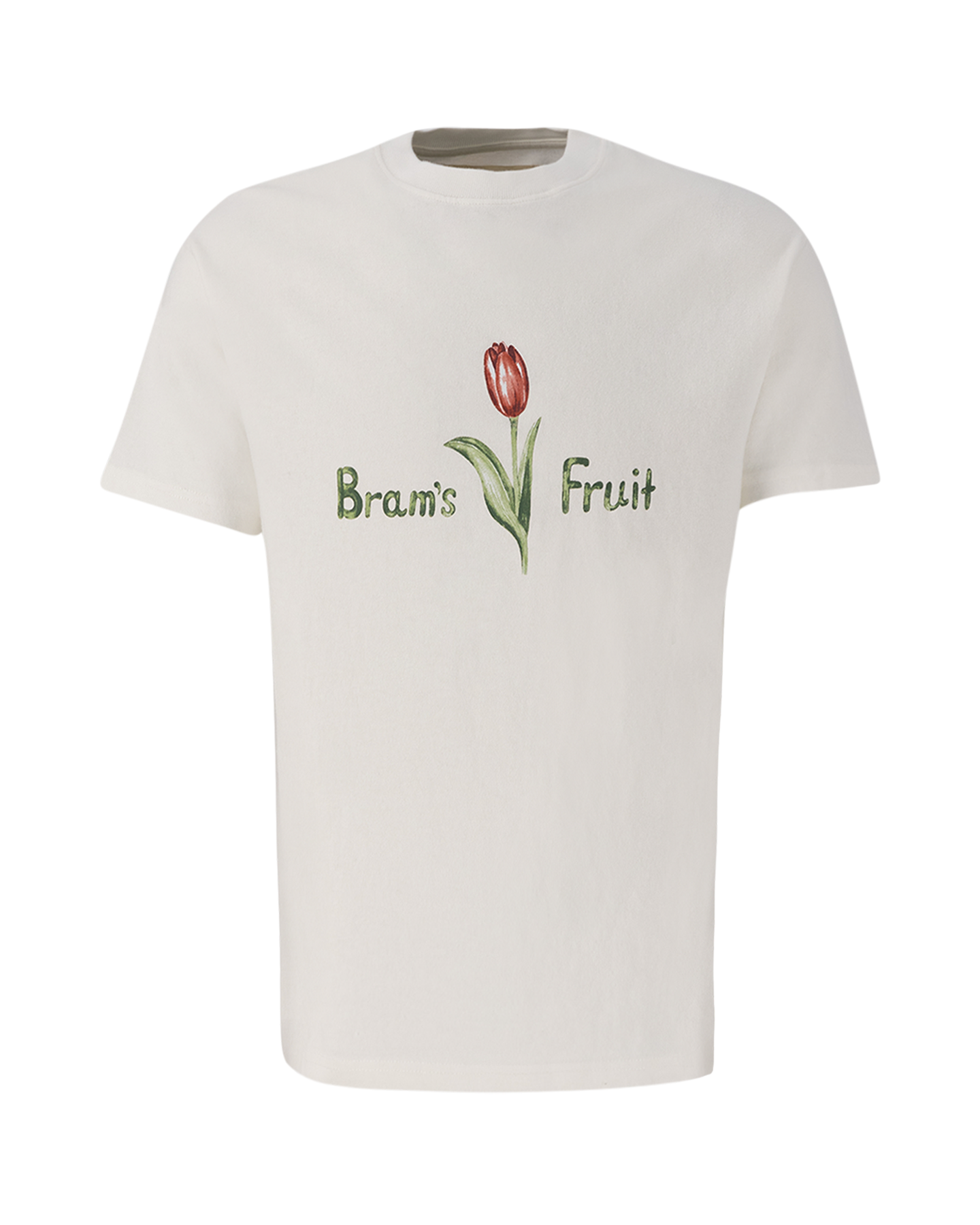Brams Fruit Tulip Aquarel T-Shirt WIT 1