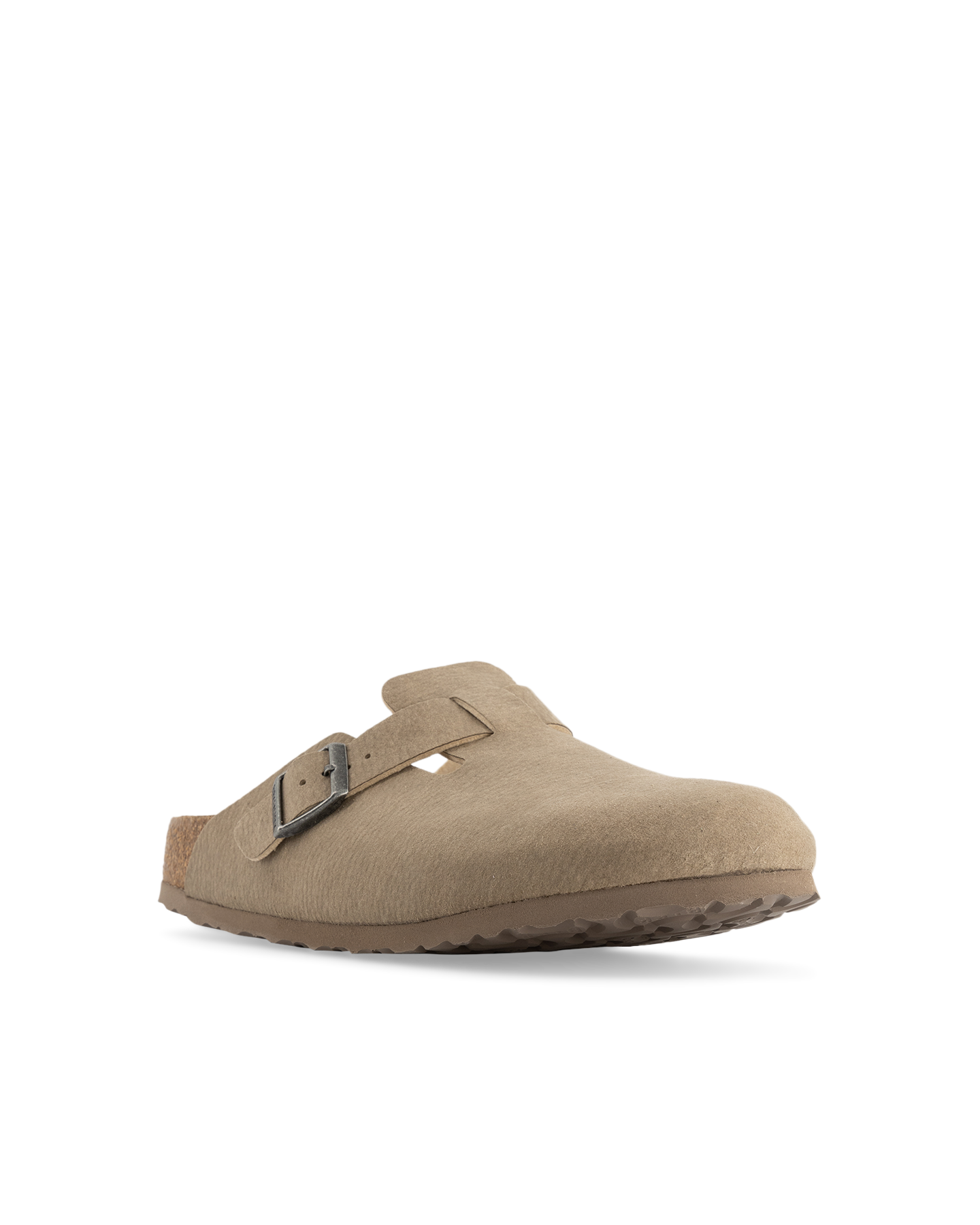 Birkenstock Boston Syn Desert Dust Gray Taupe Veg Narrow TAUPE 2