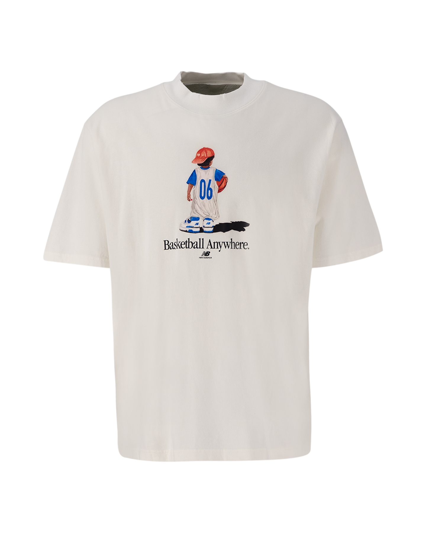 New Balance Hoops Graphic T-Shirt White 1