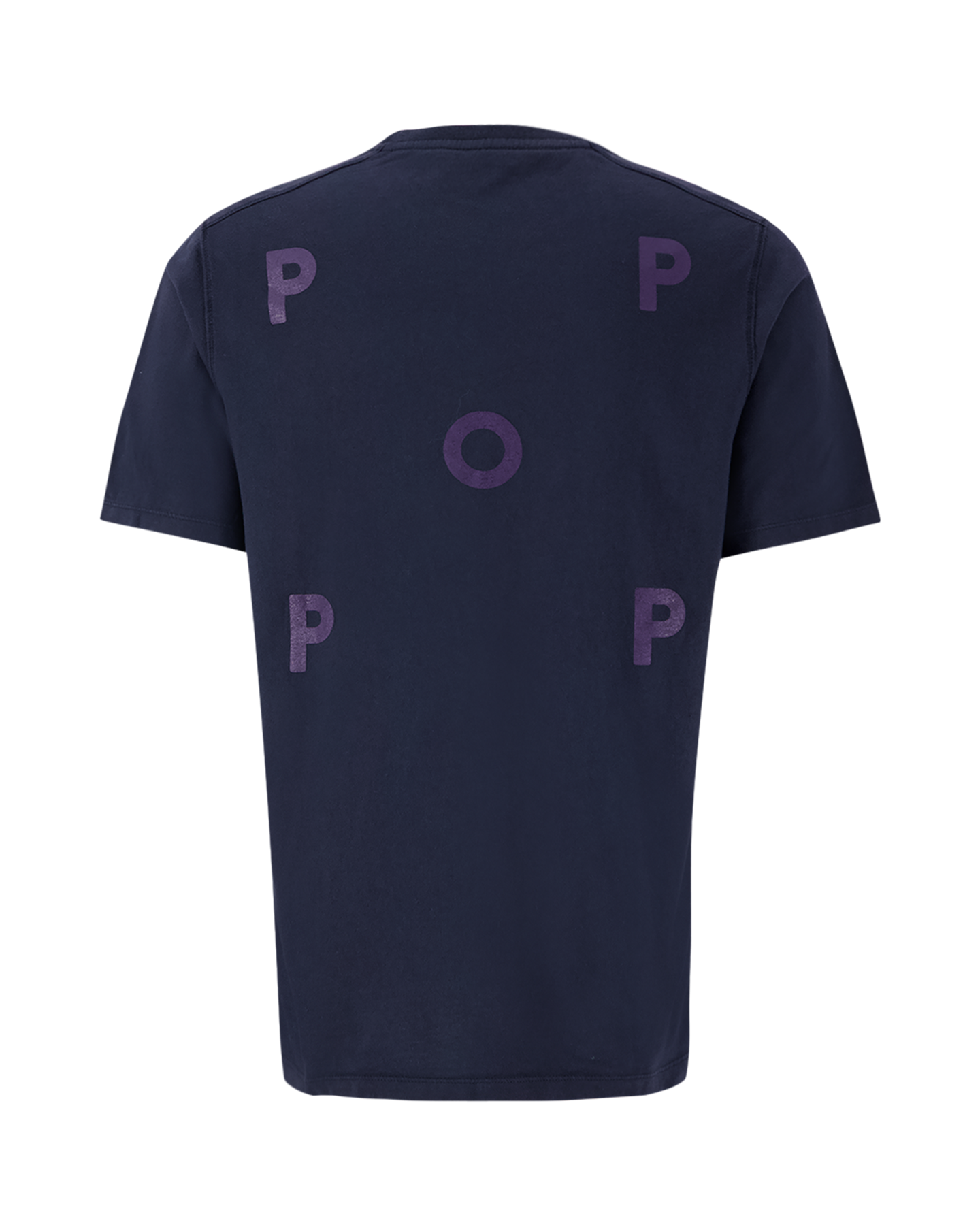 POP Trading Company Logo T-Shirt BLAUW 1