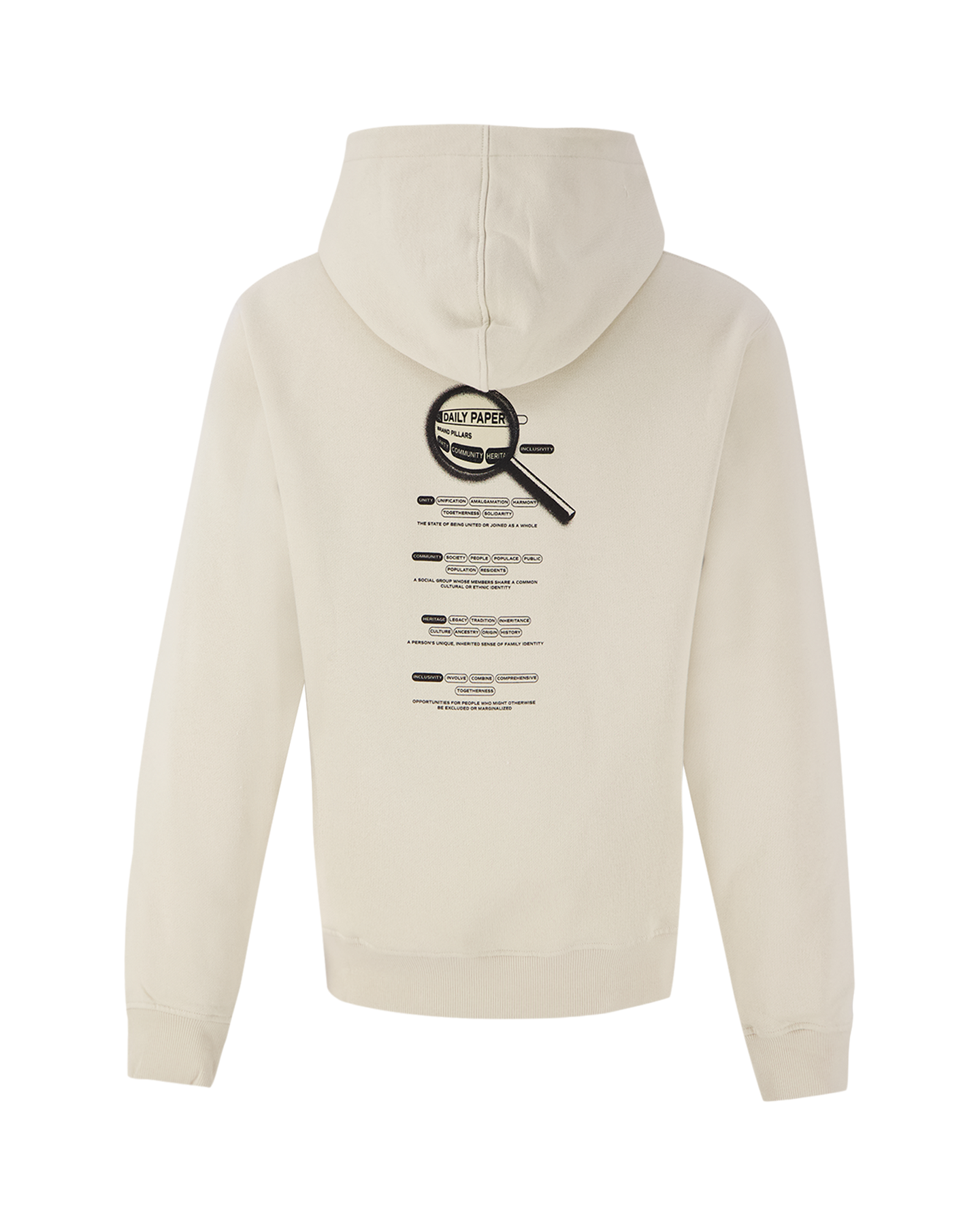 Daily Paper Search Hoodie BEIGE 1