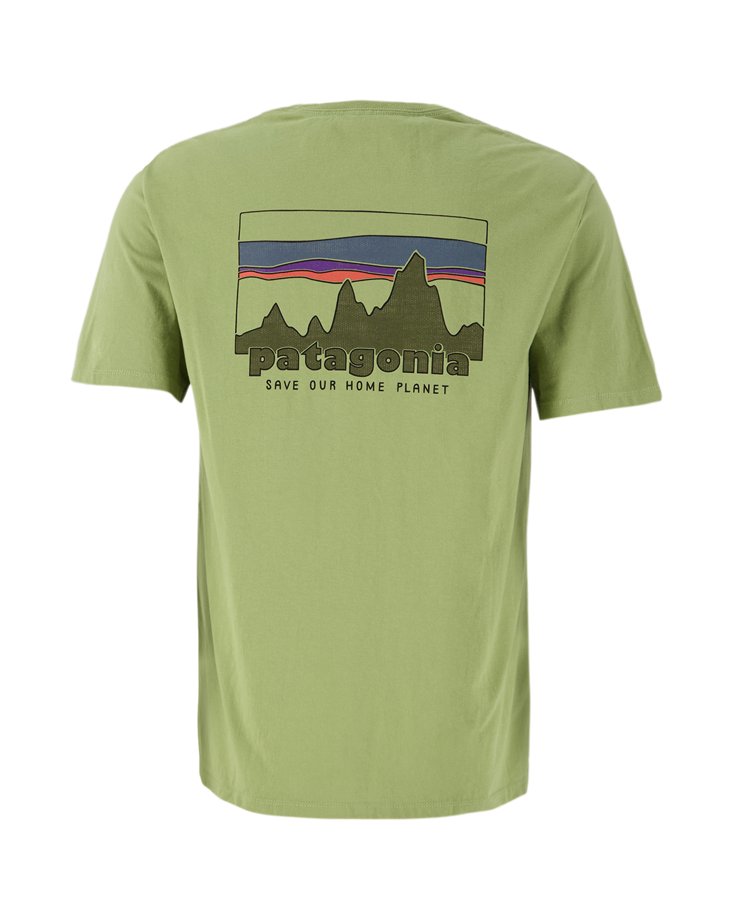 Patagonia M'S '73 Skyline Organic T-Shirt GREEN 1
