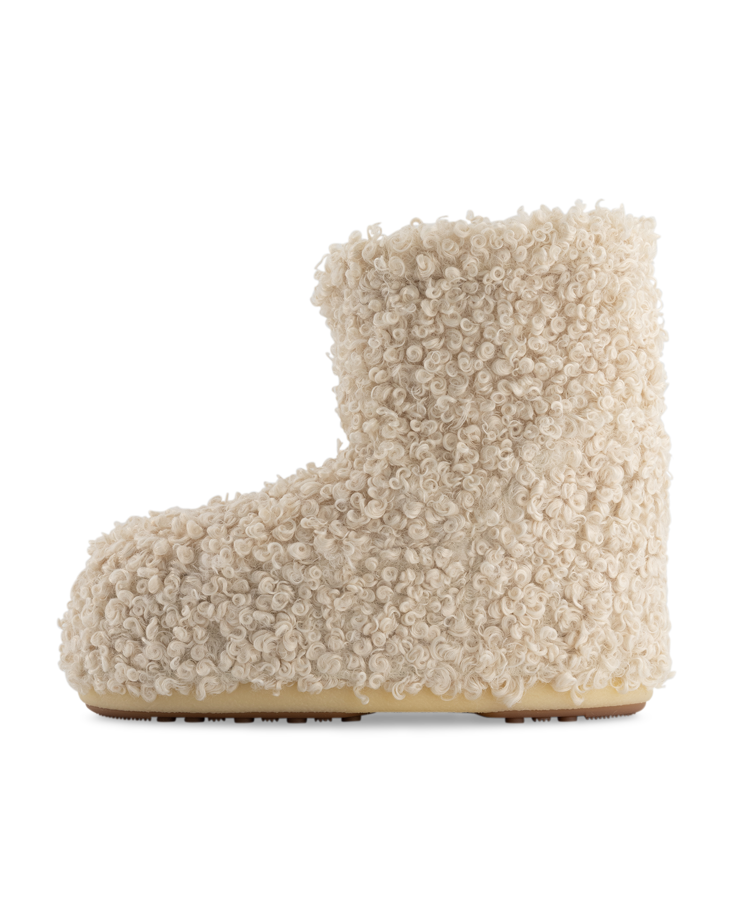 Moonboot Mb Icon Low Faux Curly CREAM 3