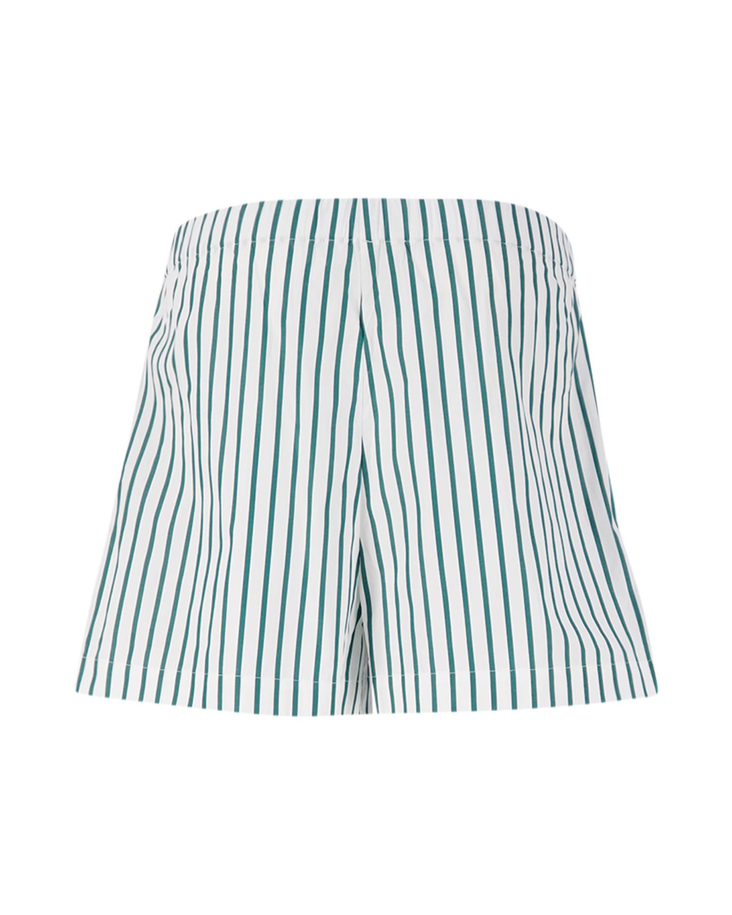 Sporty & Rich Src Poplin Shorts Verde/White Large Stripe/Verde GROEN 2