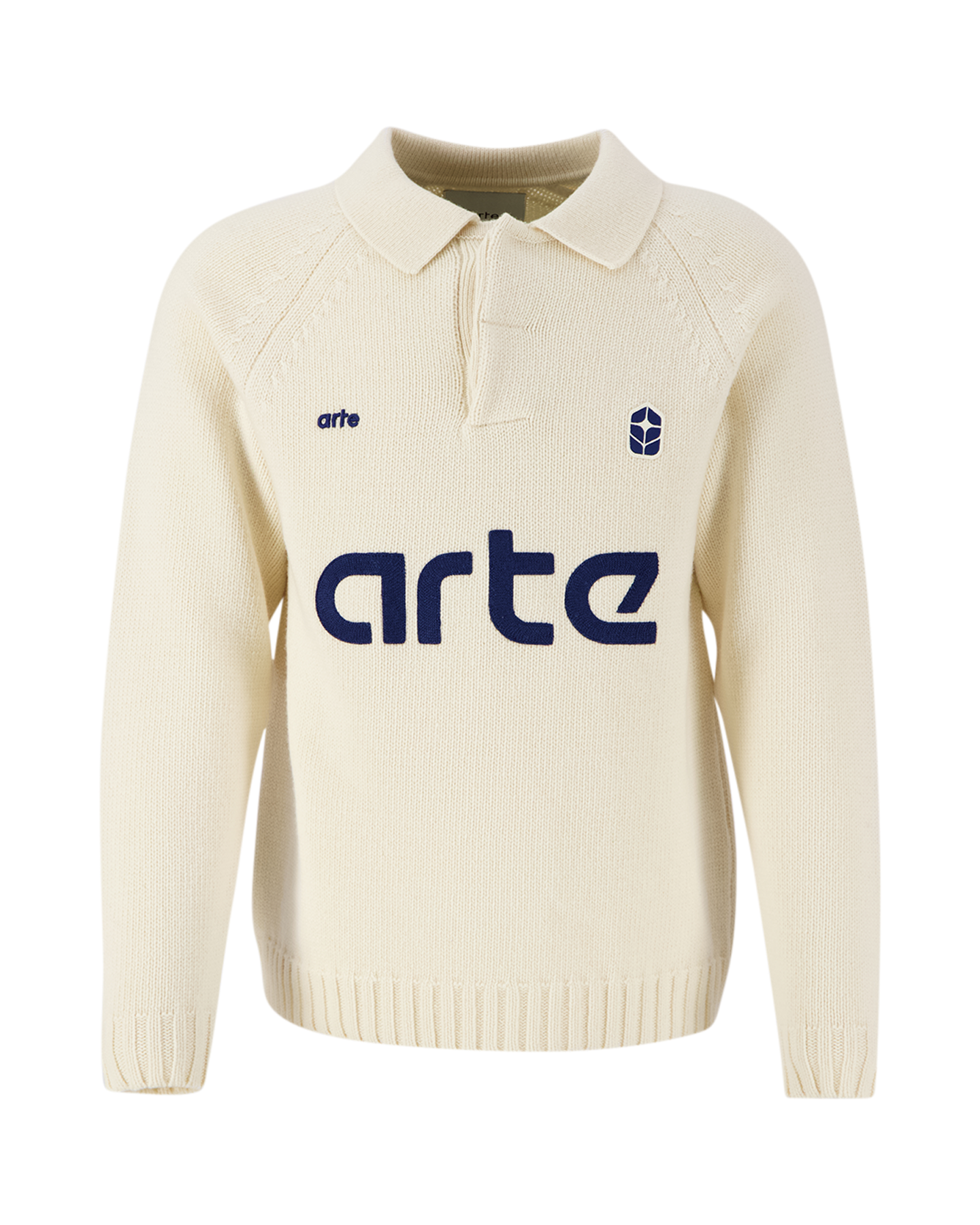 Arte Antwerp Polo Futebol Knit CREME 1