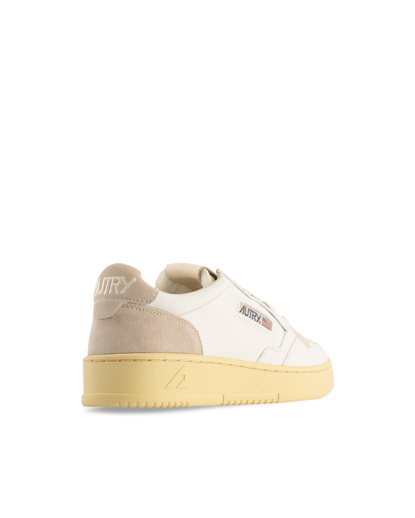 Autry Action Autry 01 Low Wom Suede/Leat Wht/Sand White 3