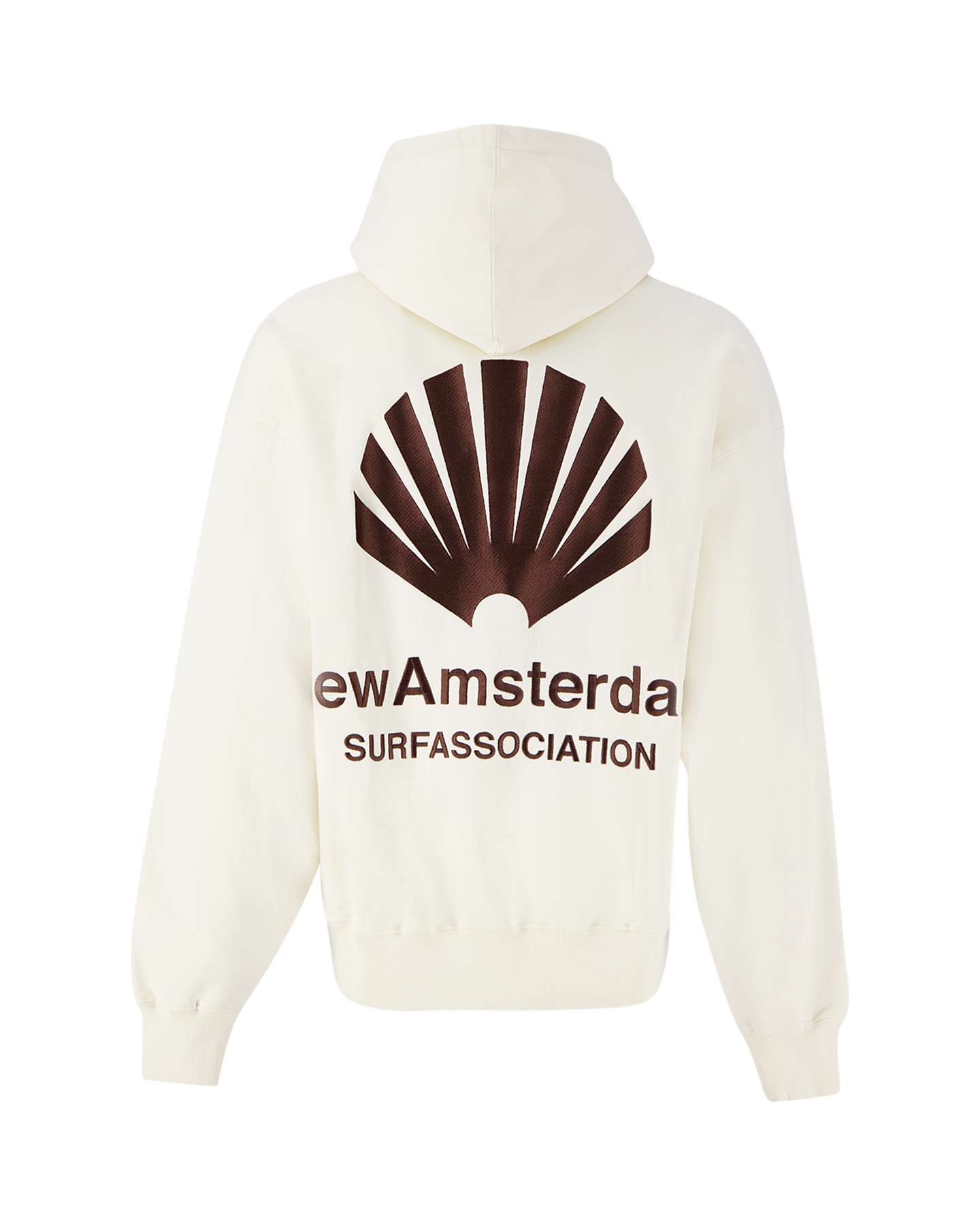 New Amsterdam Surf Association Logo Hoodie Bone/Potting Soil BEIGE 1