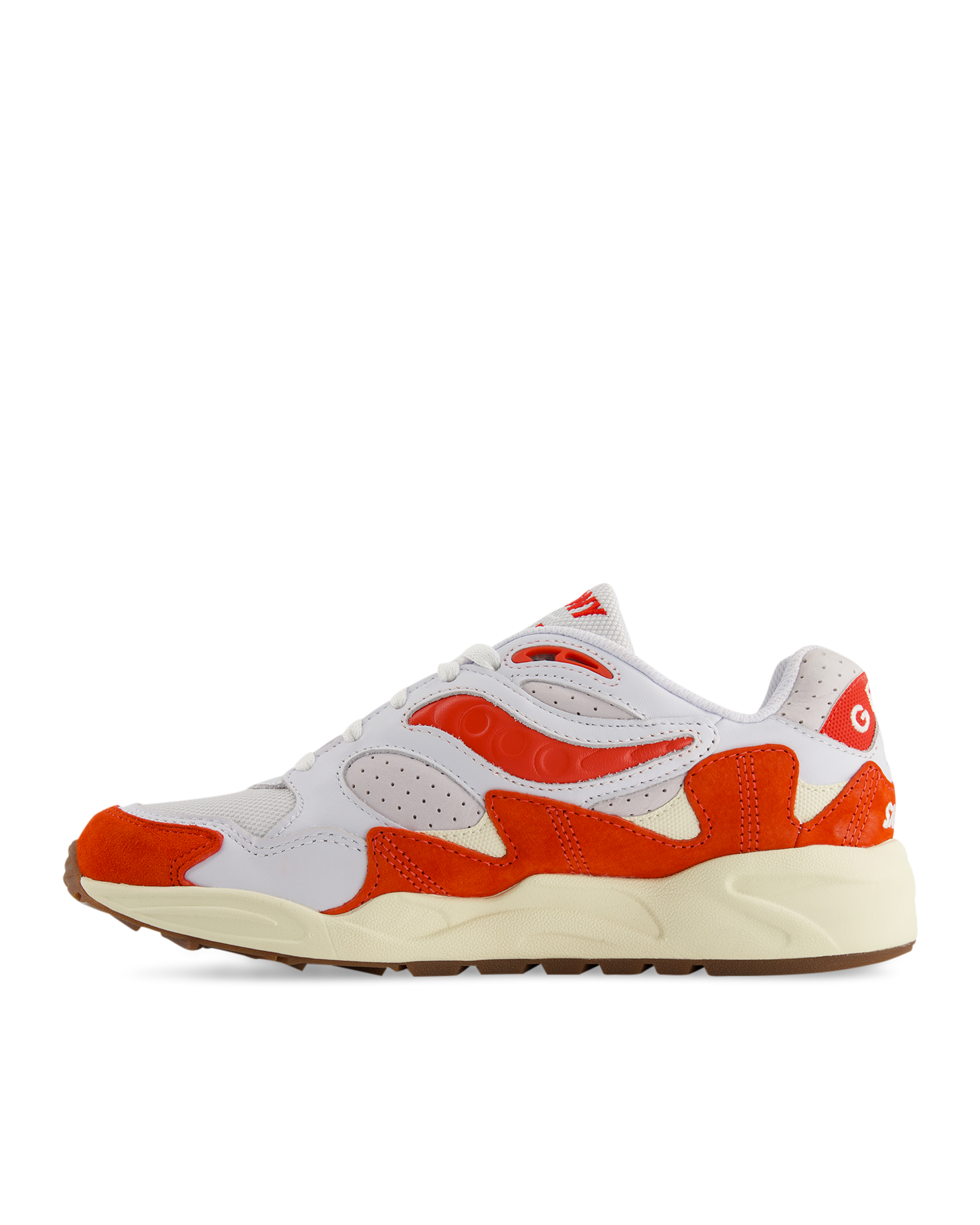 Saucony Grid Shadow 2 - White/Red ROOD 4