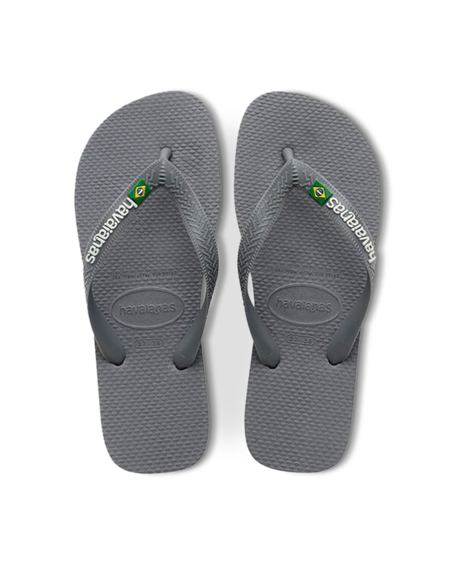 Havaianas Brasil Logo GRIJS 2