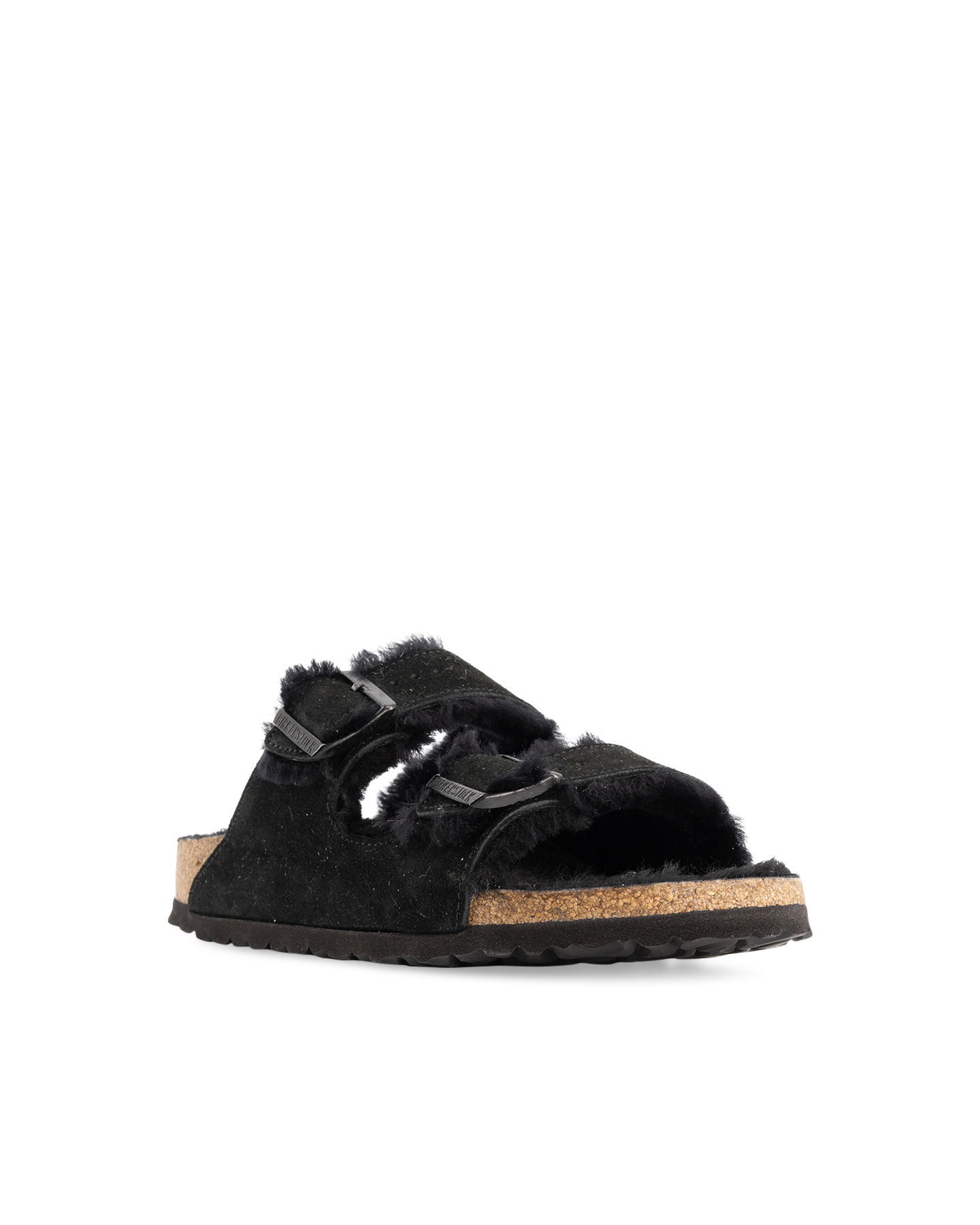 Birkenstock Arizona Vl Shearling Black Narrow BLACK 2