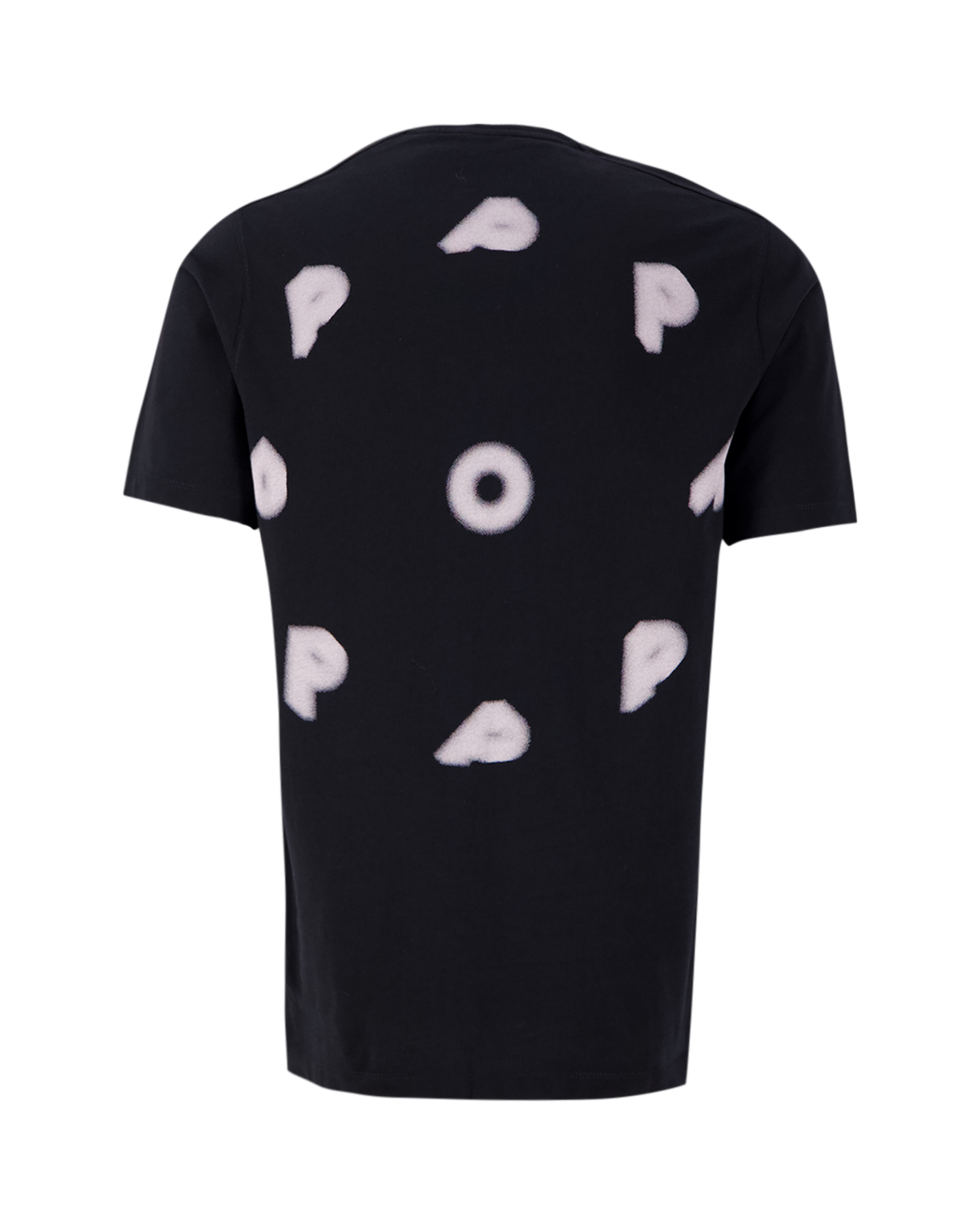 POP Trading Company Blurred T-Shirt ZWART 1