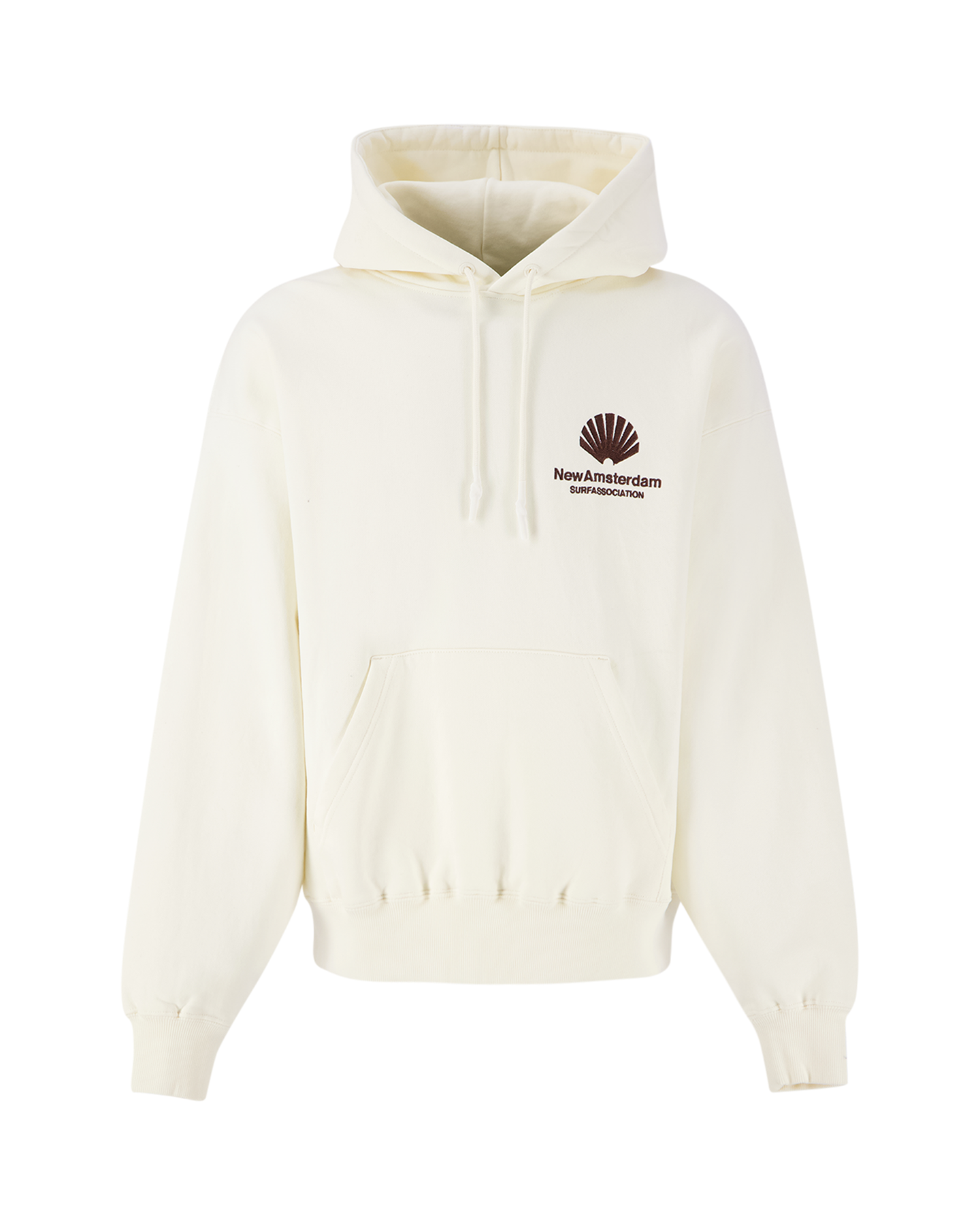 New Amsterdam Surf Association Logo Hoodie Bone/Potting Soil BEIGE 2