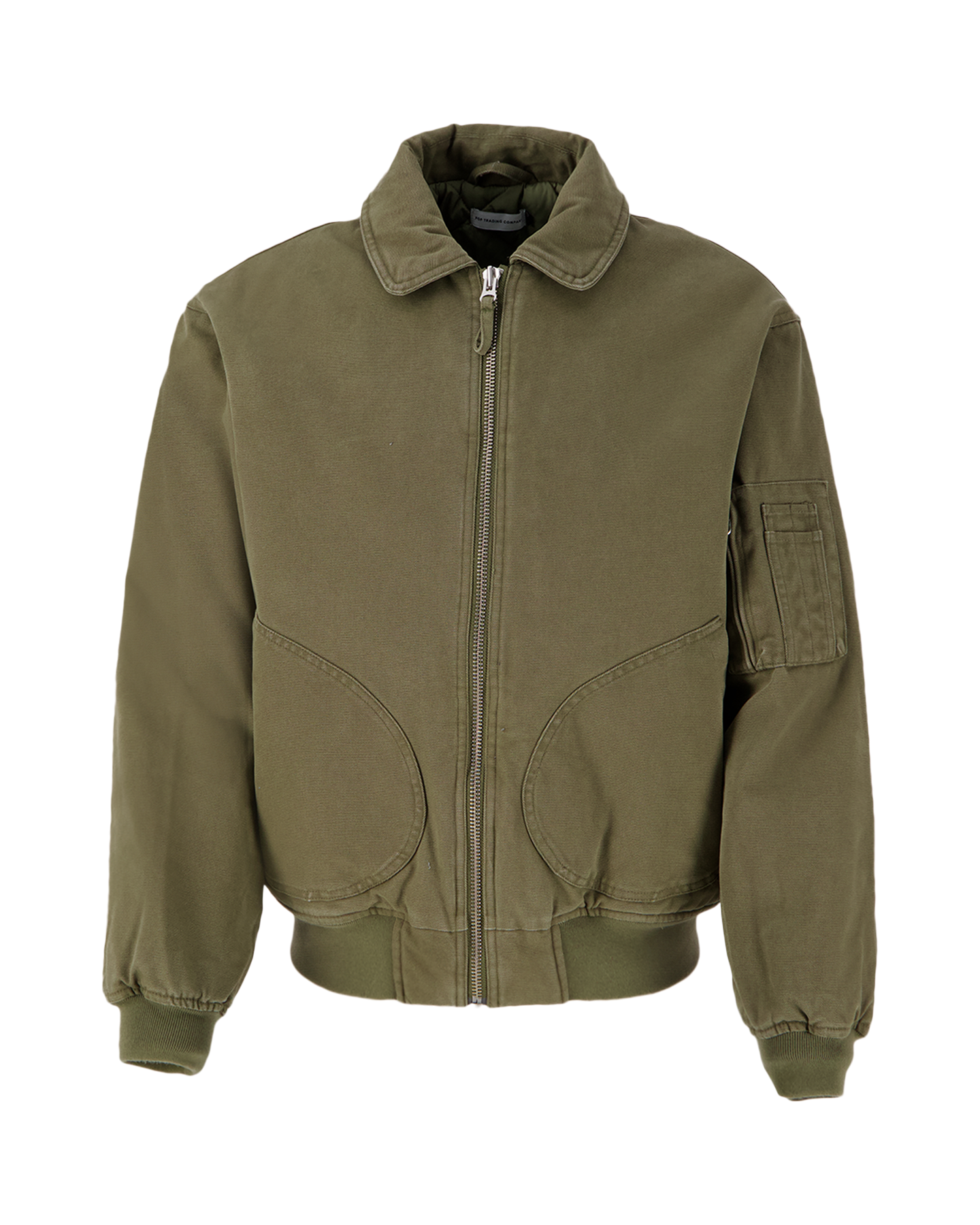 POP Trading Company Flight Jacket GROEN 1