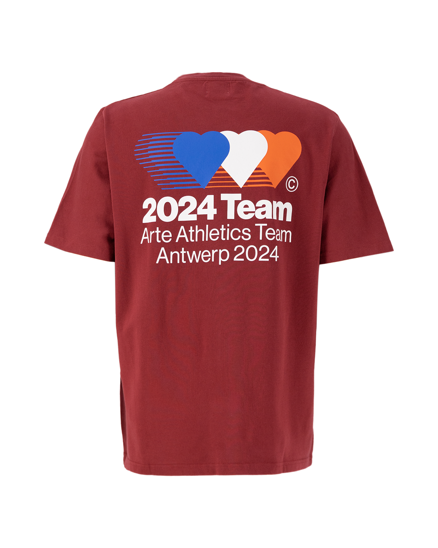 Arte Antwerp Teo Back Team T-Shirt BORDEAUX 1