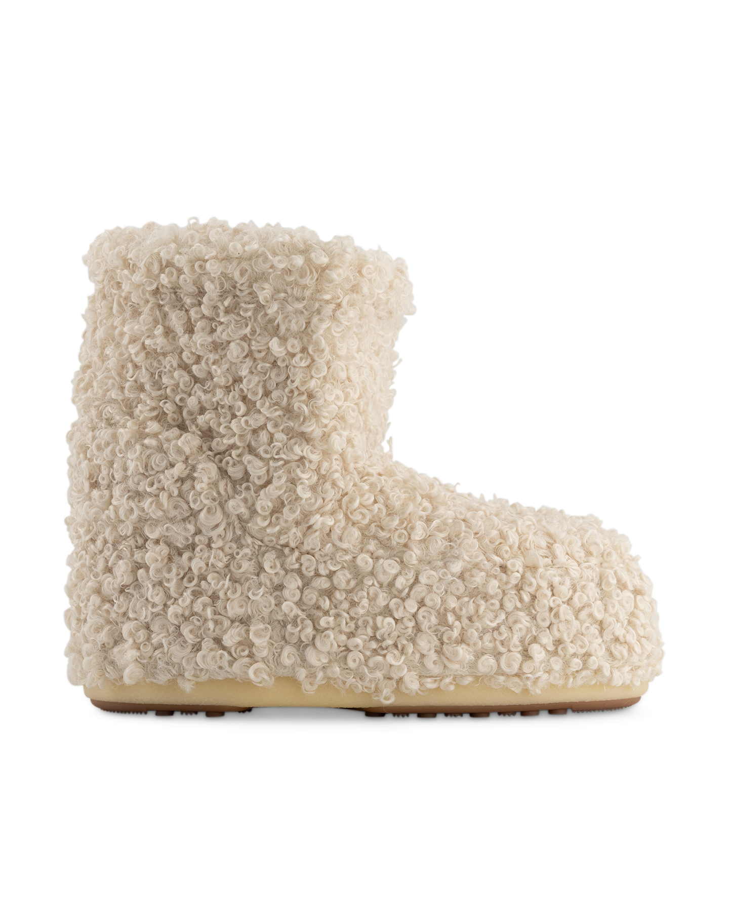 Moonboot Mb Icon Low Faux Curly CREAM 1