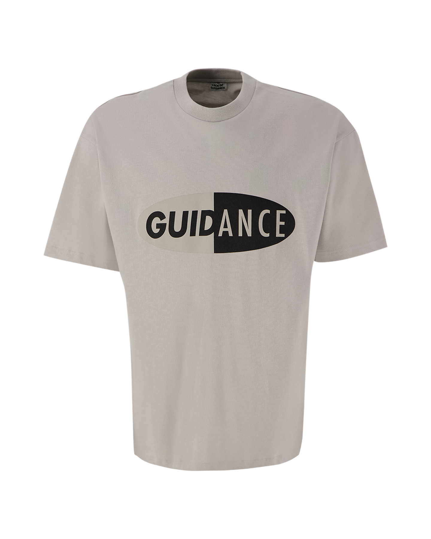 Lack of Guidance David T-Shirt LICHTGRIJS 1