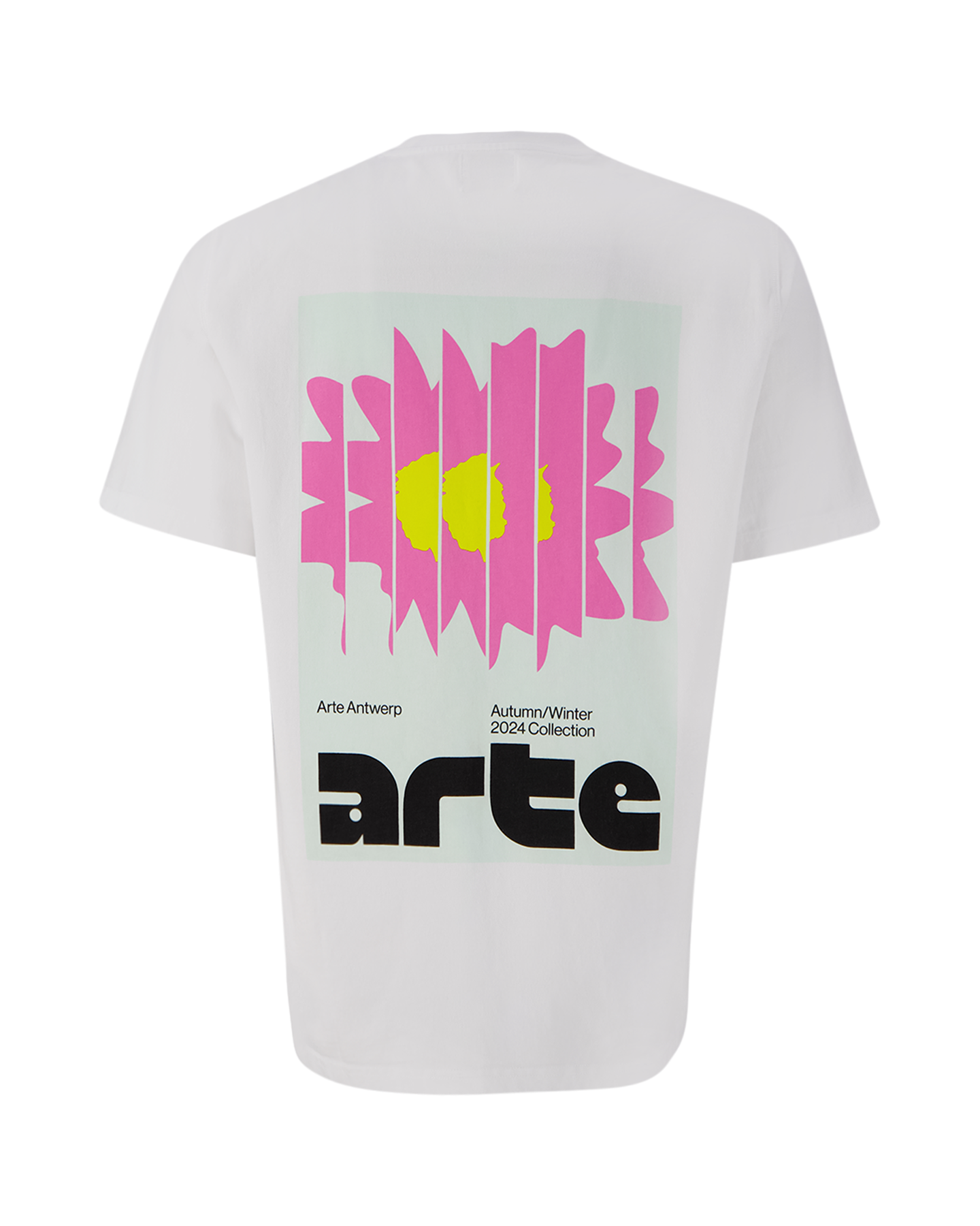 Arte Antwerp Arte Back Square Print T'Shirt WIT 1