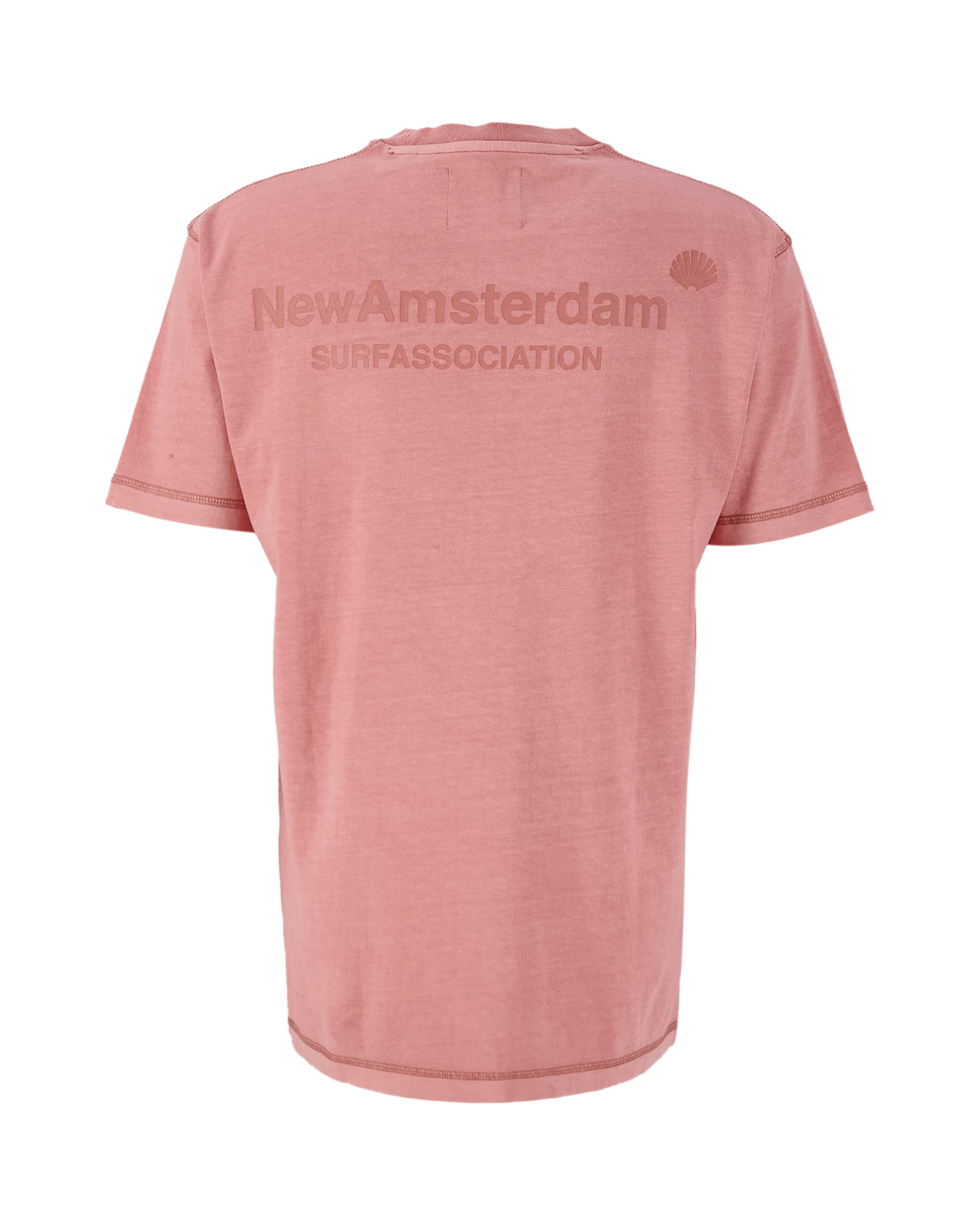 New Amsterdam Surf Association Logo Tee Washed Cameo Brown ROSE 1