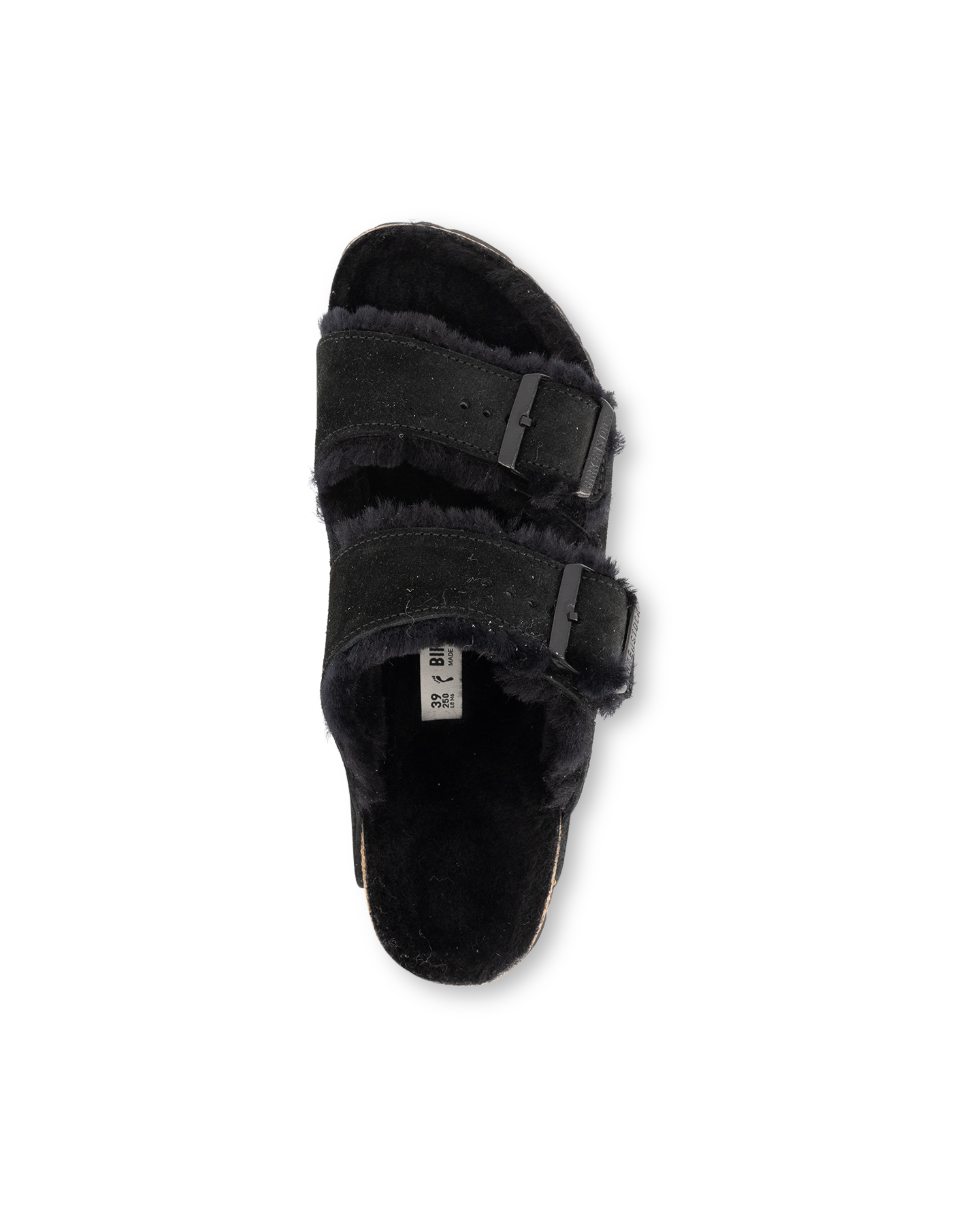 Birkenstock Arizona Vl Shearling Black Narrow BLACK 5