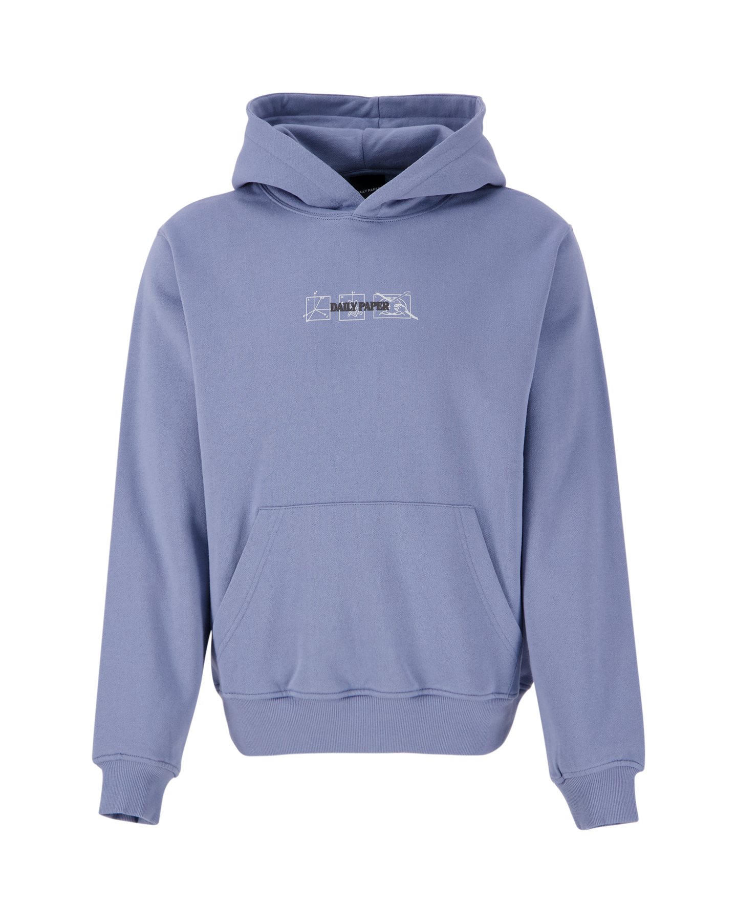 Daily Paper Mirror Hoodie BLAUW 2