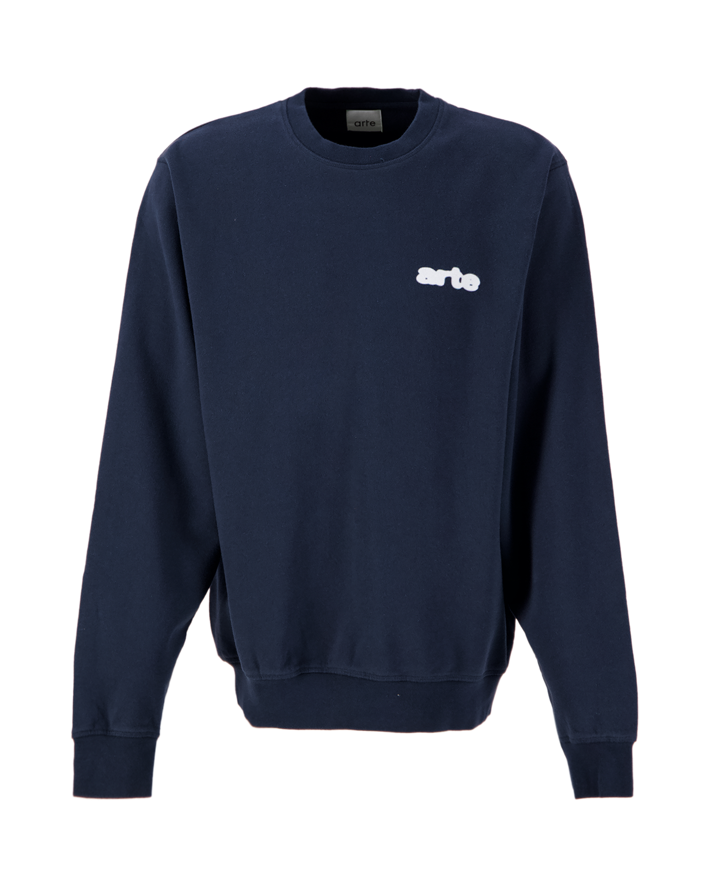 Arte Antwerp Blur Back Flower Crewneck BLAUW 2