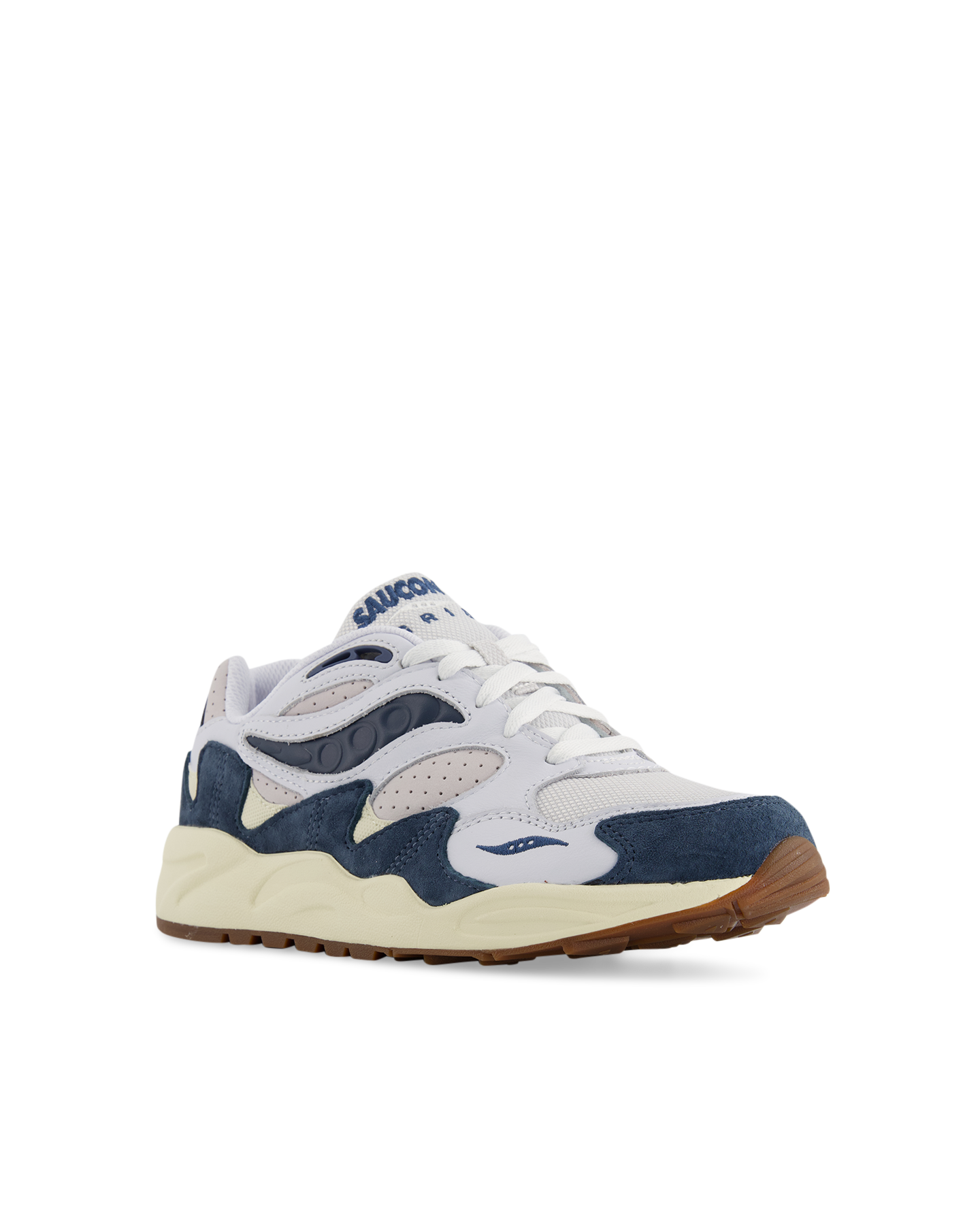 Saucony Grid Shadow 2 - White/Navy NAVY 2