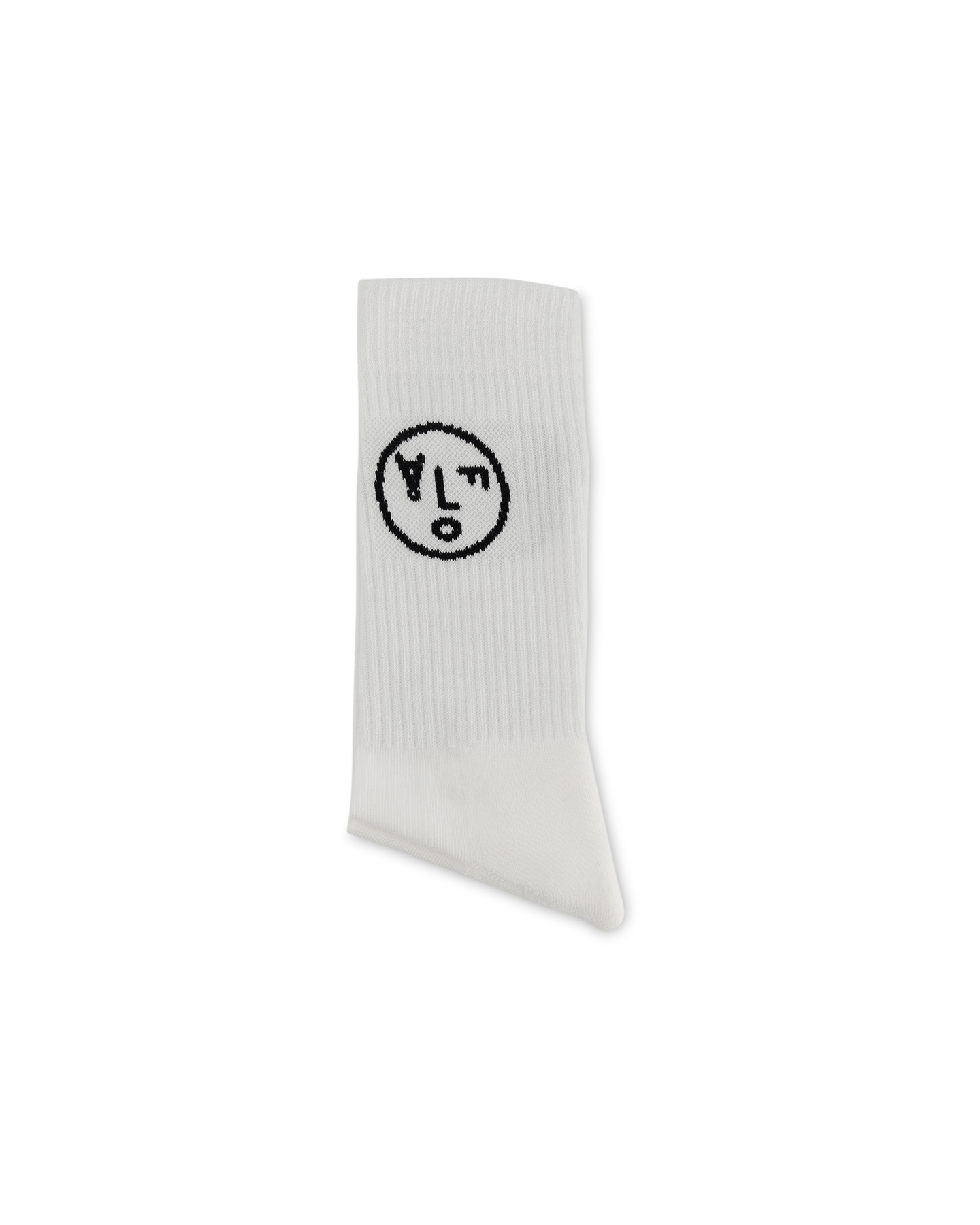 Olaf Hussein OLAF Face Logo Socks WIT 1
