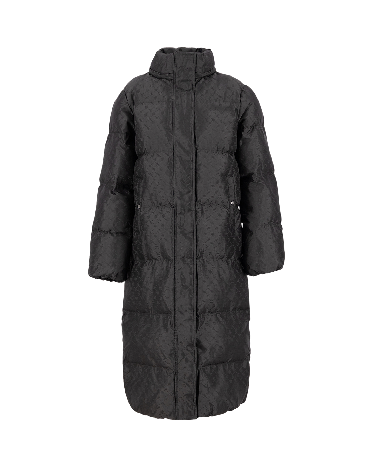 Daily Paper Monogram Puffer Coat BLACK 3