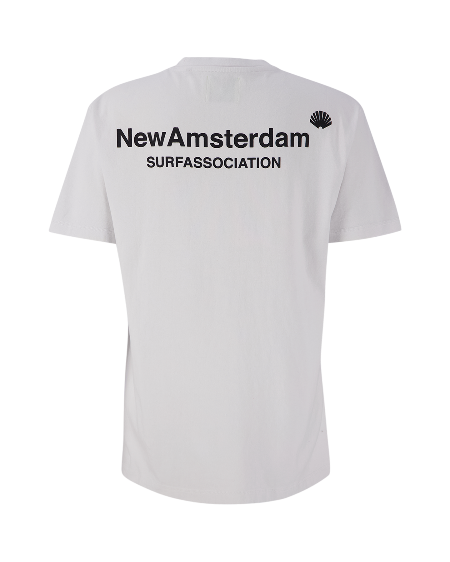 New Amsterdam Surf Association Logo Tee White/Black WIT 1